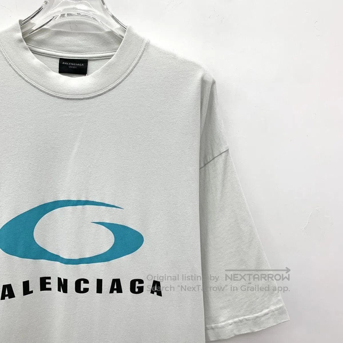 Balenciaga White Graphic Short. Size US M / EU 48-50 / 2 - 3 Thumbnail