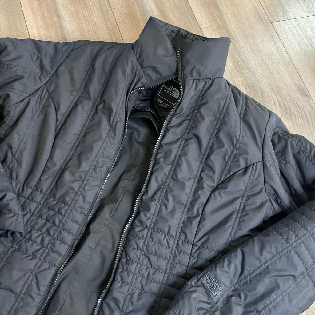 The North Face The North Face Womens Insulated Black Ruka W/ Trench Coat In Size M / US 6-8 / IT 42-44 - 2 Thumbnail