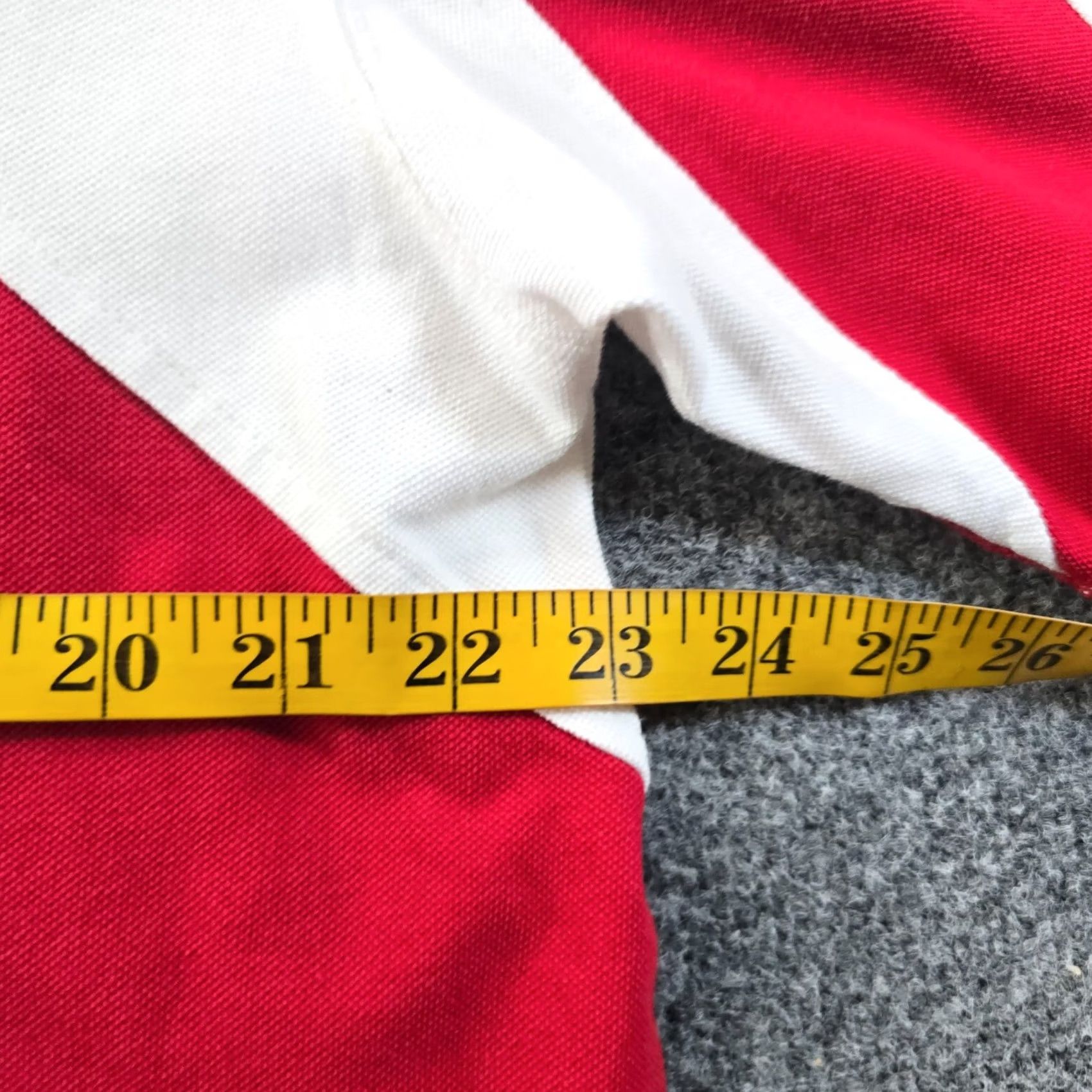 Vintage RedHead Polo Shirt Mens Large Red White Blue American Flag Short Sleeve Shirt Size US L / EU 52-54 / 3 - 5 Thumbnail
