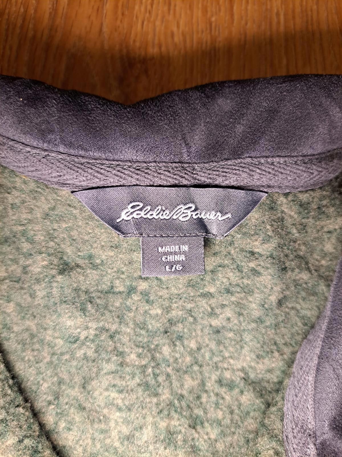 Eddie Bauer Eddie Bauer Quarter Zip Pullover Sweater Mens Large Camo Size US L / EU 52-54 / 3 - 2 Thumbnail