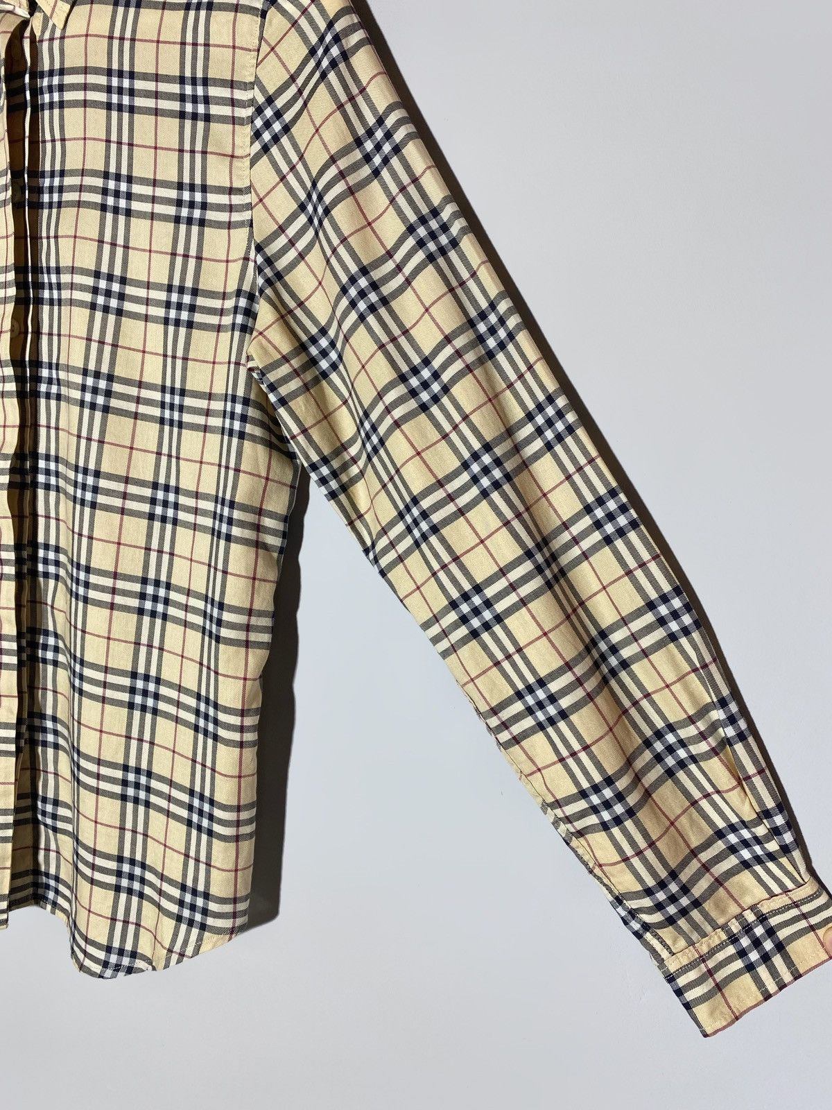 Burberry Vintage Burberry London Nova Check All Over Print Rare Shirt Size M / US 6-8 / IT 42-44 - 7 Thumbnail