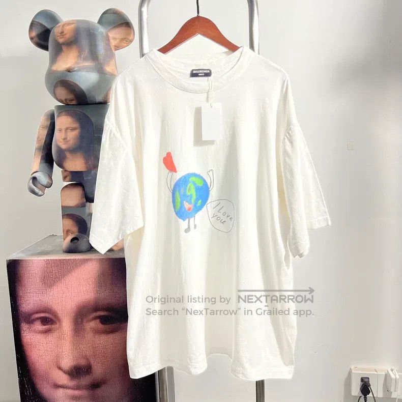 Balenciaga Balenciaga Earth Short-sleeve T-shirt Size US XS / EU 42 / 0 - 1 Thumbnail