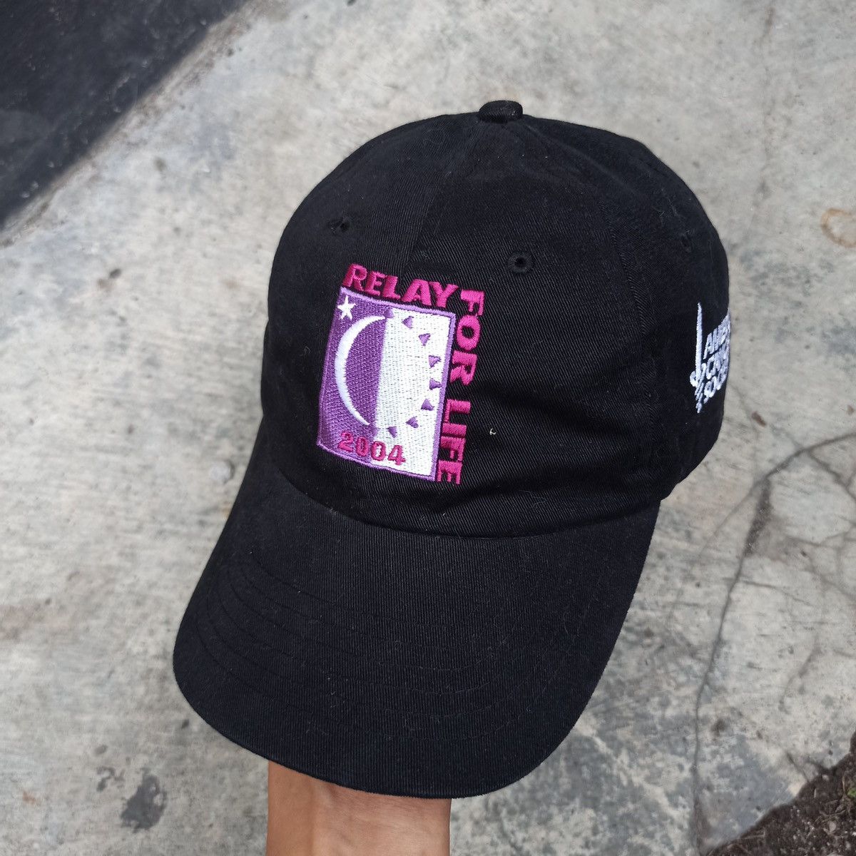 Vintage Vintage 2004 Relay For Life Cancer Marathon Event hat Size ONE SIZE - 1 Thumbnail