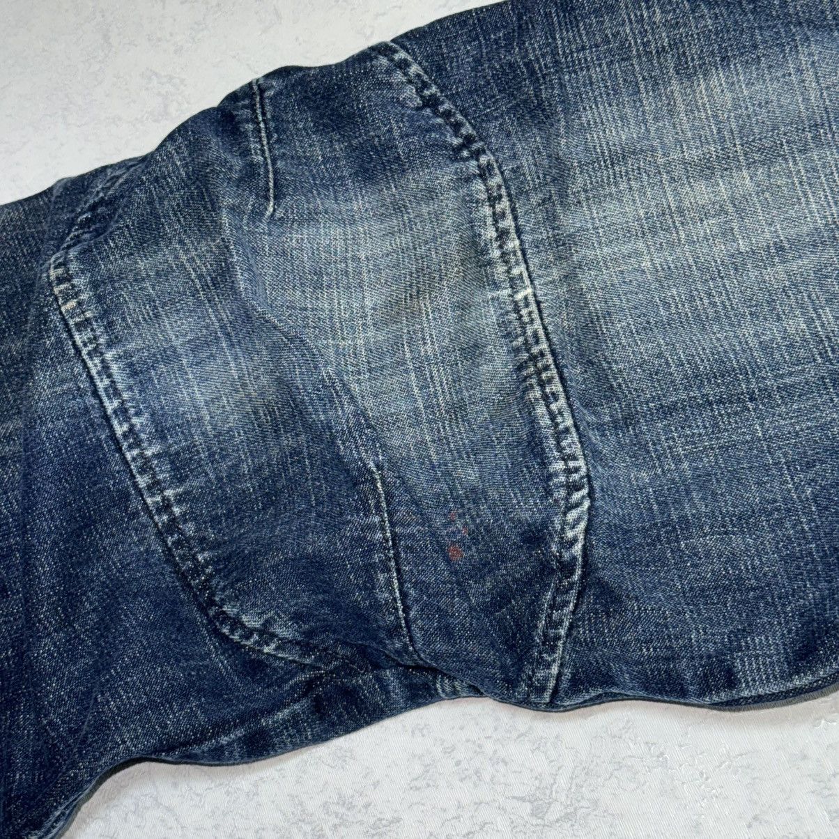G-Star Vintage G Star Raw Elwood Workwear Distressed Jeans Leather Size US 31 - 6 Thumbnail