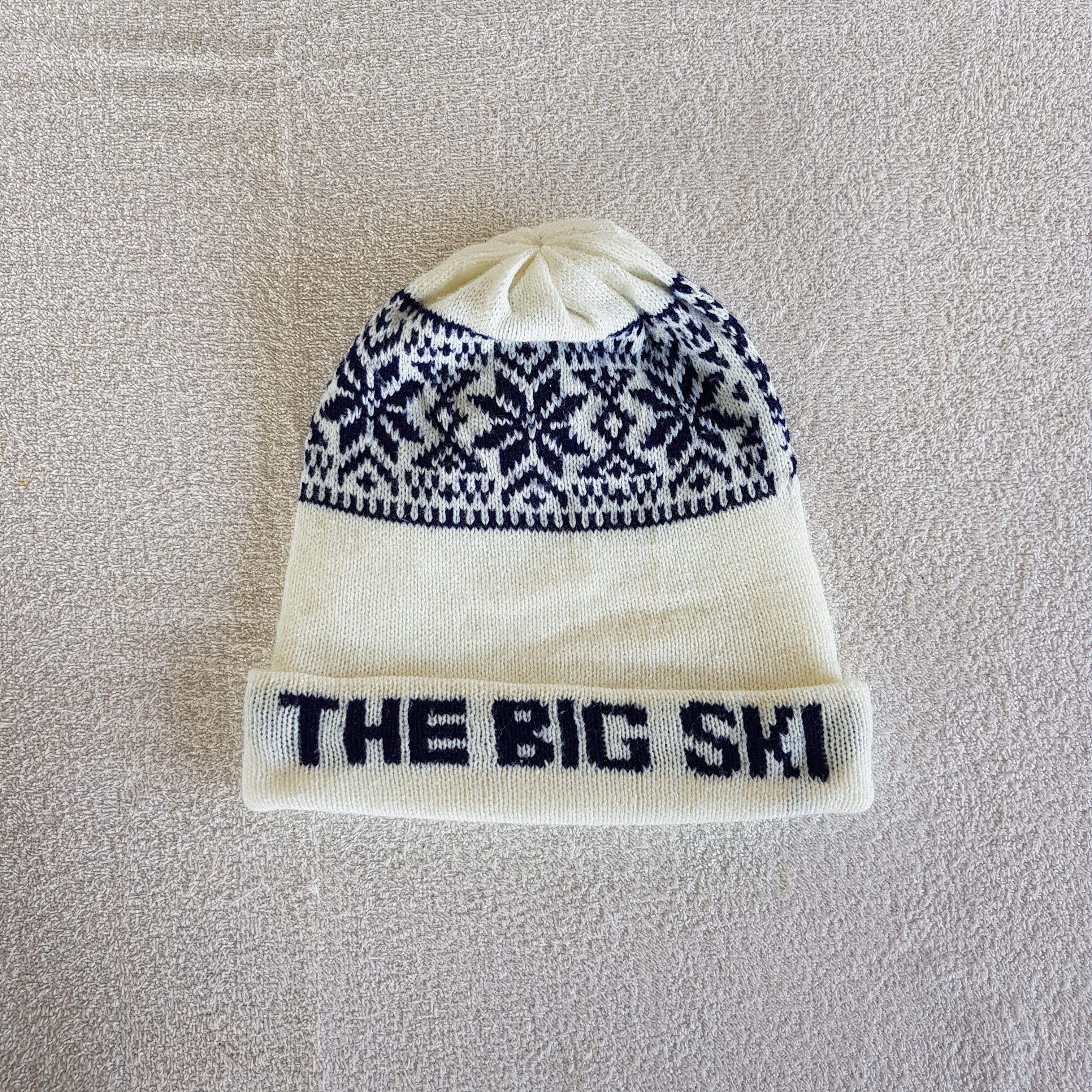 Japanese Brand Vintage The Big Ski Beanie Y2K Knit Crochet Snow Caps Hats Size ONE SIZE - 5 Thumbnail
