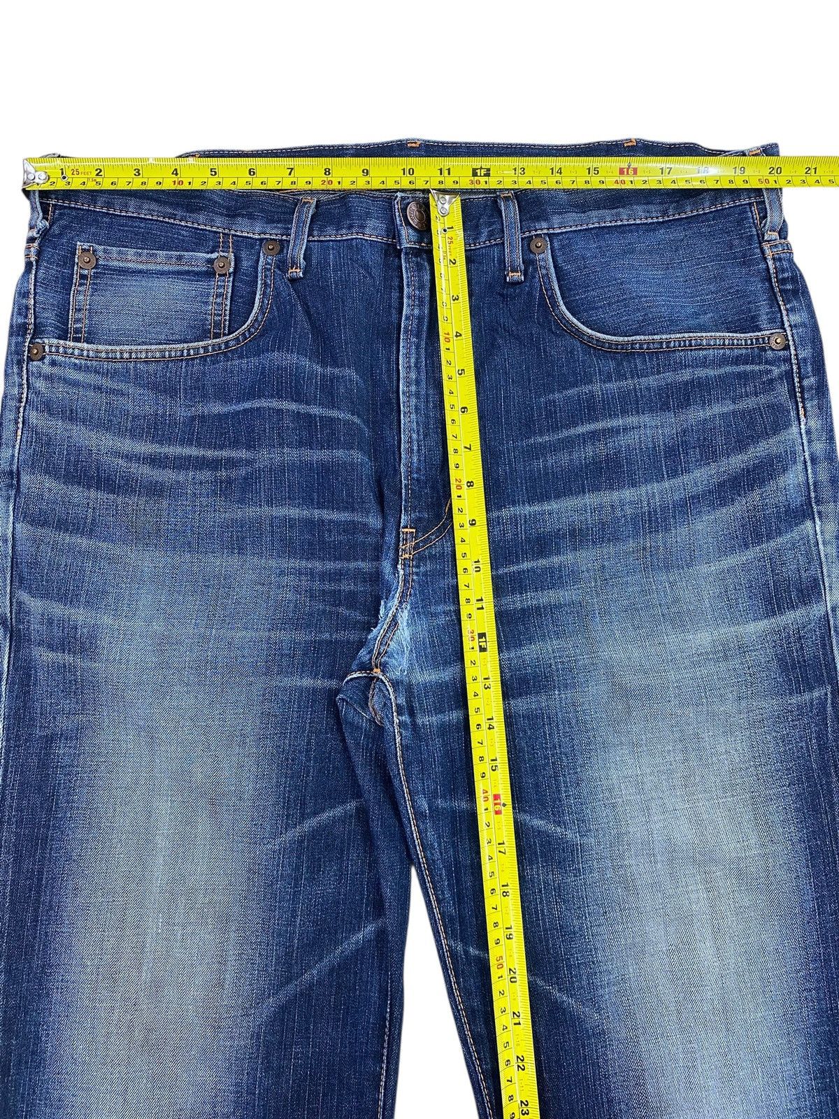 Edwin Edwin Whiskered Mud Wash Style Straight Leg Jeans Size US 40 / EU 56 - 6 Thumbnail