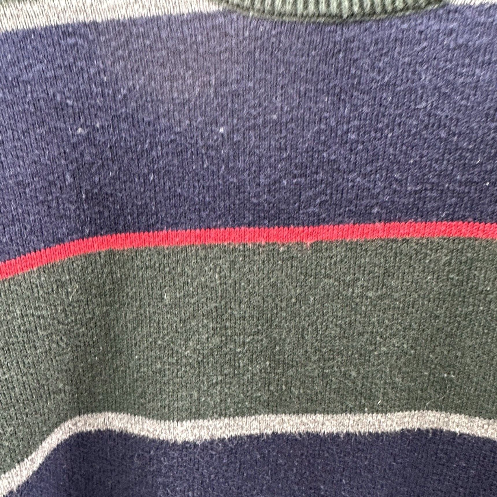 Rails Rails Mens Large Rugby Stripe Striped Pullover Cotton Preppy Kent Dad Sweater Size US L / EU 52-54 / 3 - 6 Thumbnail