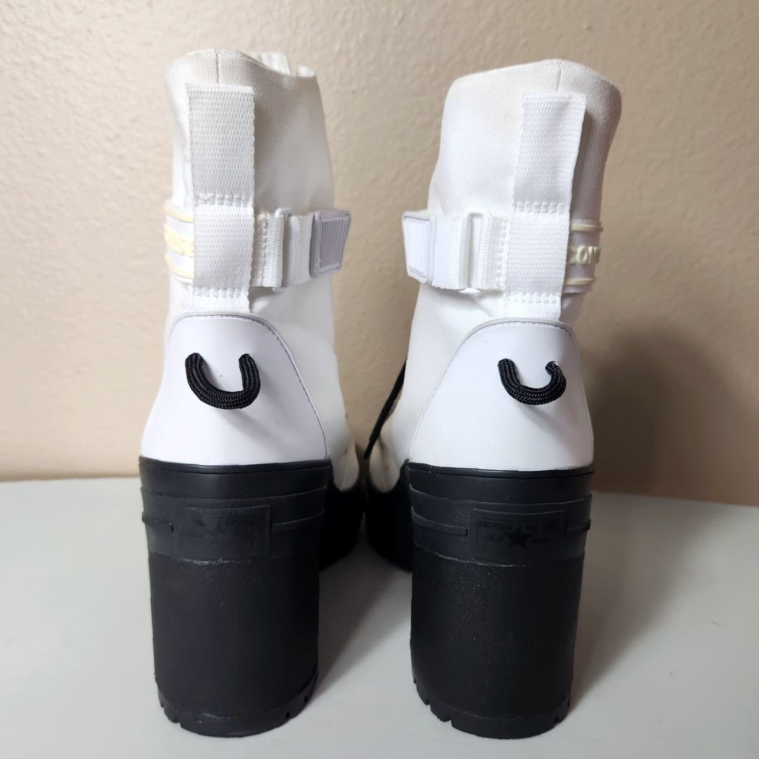 Converse VINTAGE Converse Chuck Taylor All Star White GR 82 Platform Boot High Top Women's 9.5 Size US 10 / IT 40 - 7 Thumbnail
