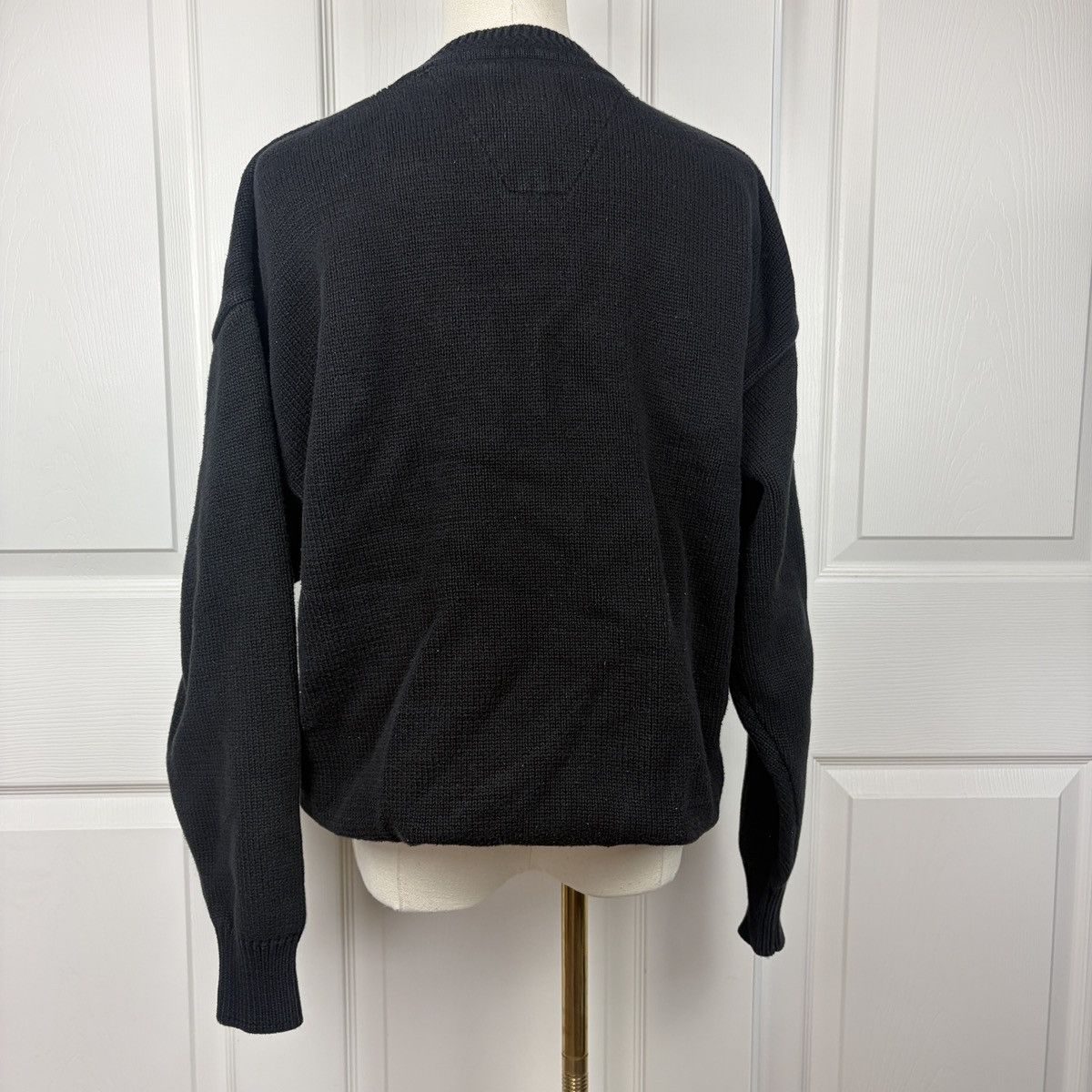 Roundtree & Yorke Roundtree and York black cable knit sweater Size US L / EU 52-54 / 3 - 4 Thumbnail