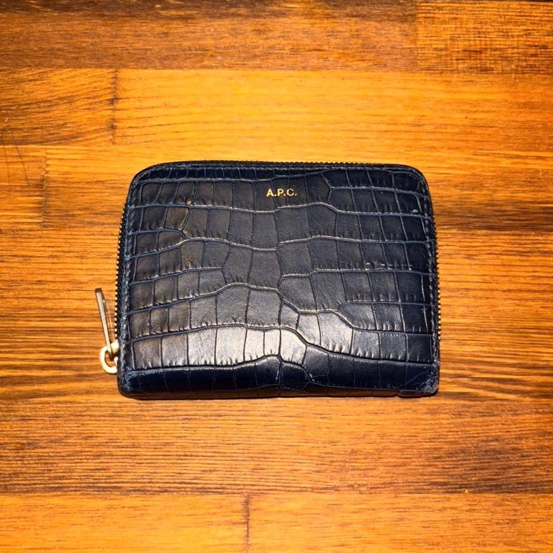 A.P.C. A.P.C. Men Navy Bifold Wallet Limited Edition Style Refined Minimalism Timeless Size ONE SIZE - 2 Thumbnail