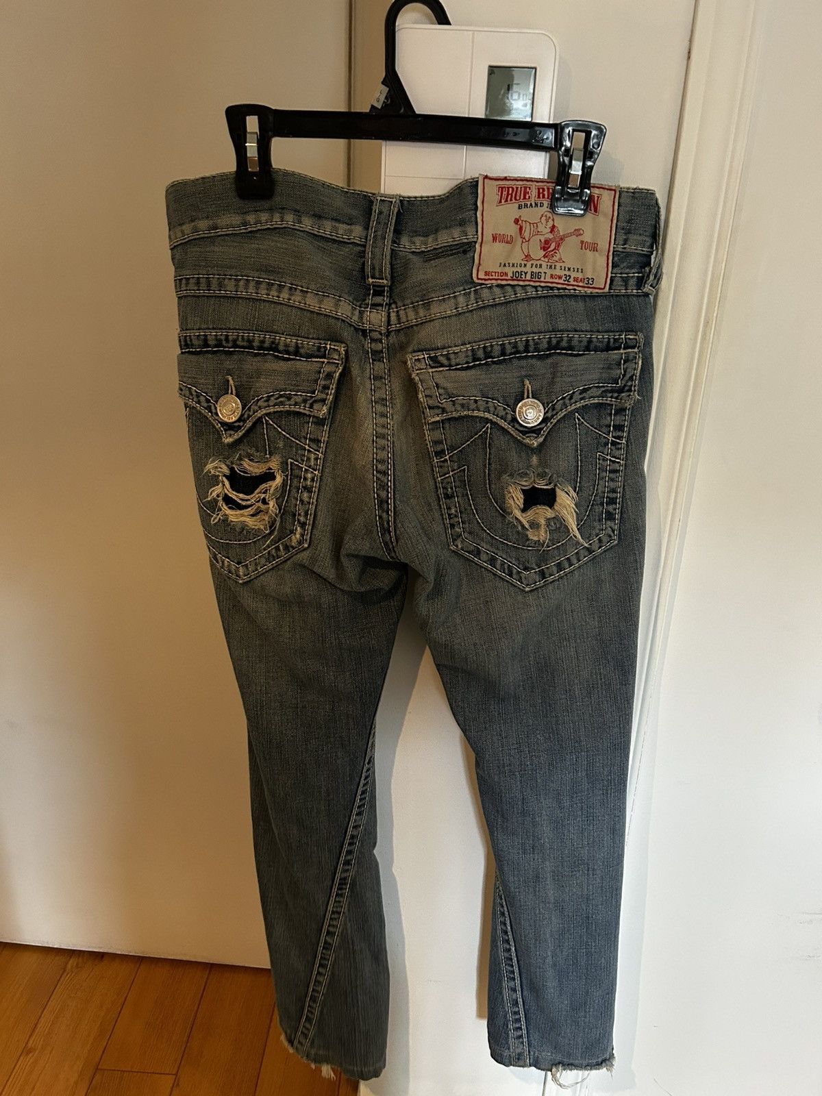 True Religion Vissereine true religion repaired jeans Size US 33 - 2 Thumbnail