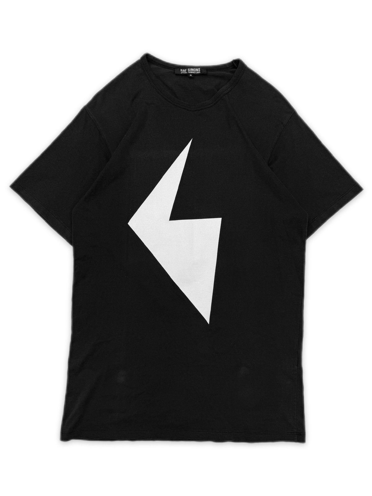 Raf Simons SS05 Raf Simons ‘History of My World’ Lightning Bolt Black T-Shirt Size US S / EU 44-46 / 1 - 1 Thumbnail