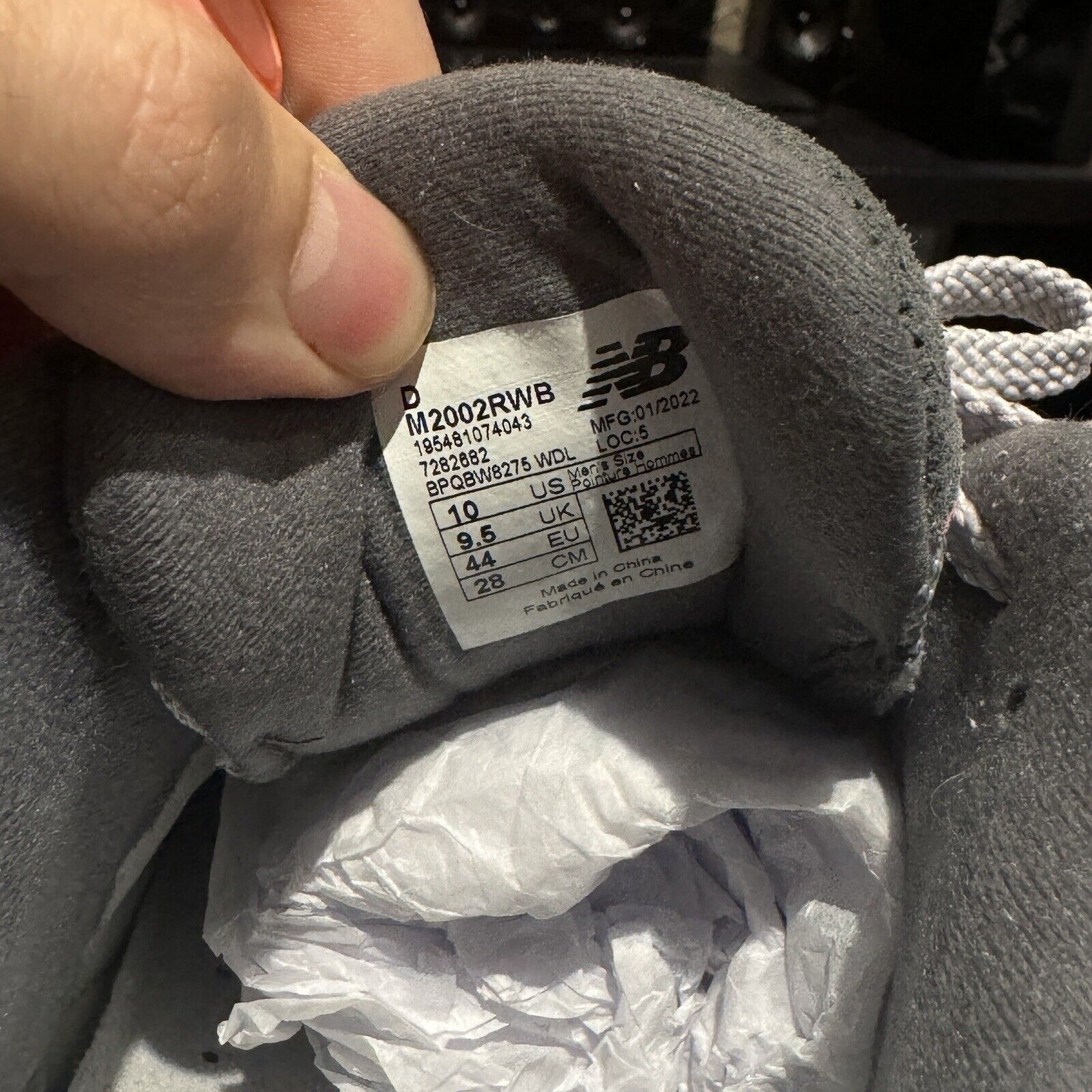 New Balance Size 10 - New Balance 2002R Rain Cloud Size US 10 / EU 43 - 7 Thumbnail