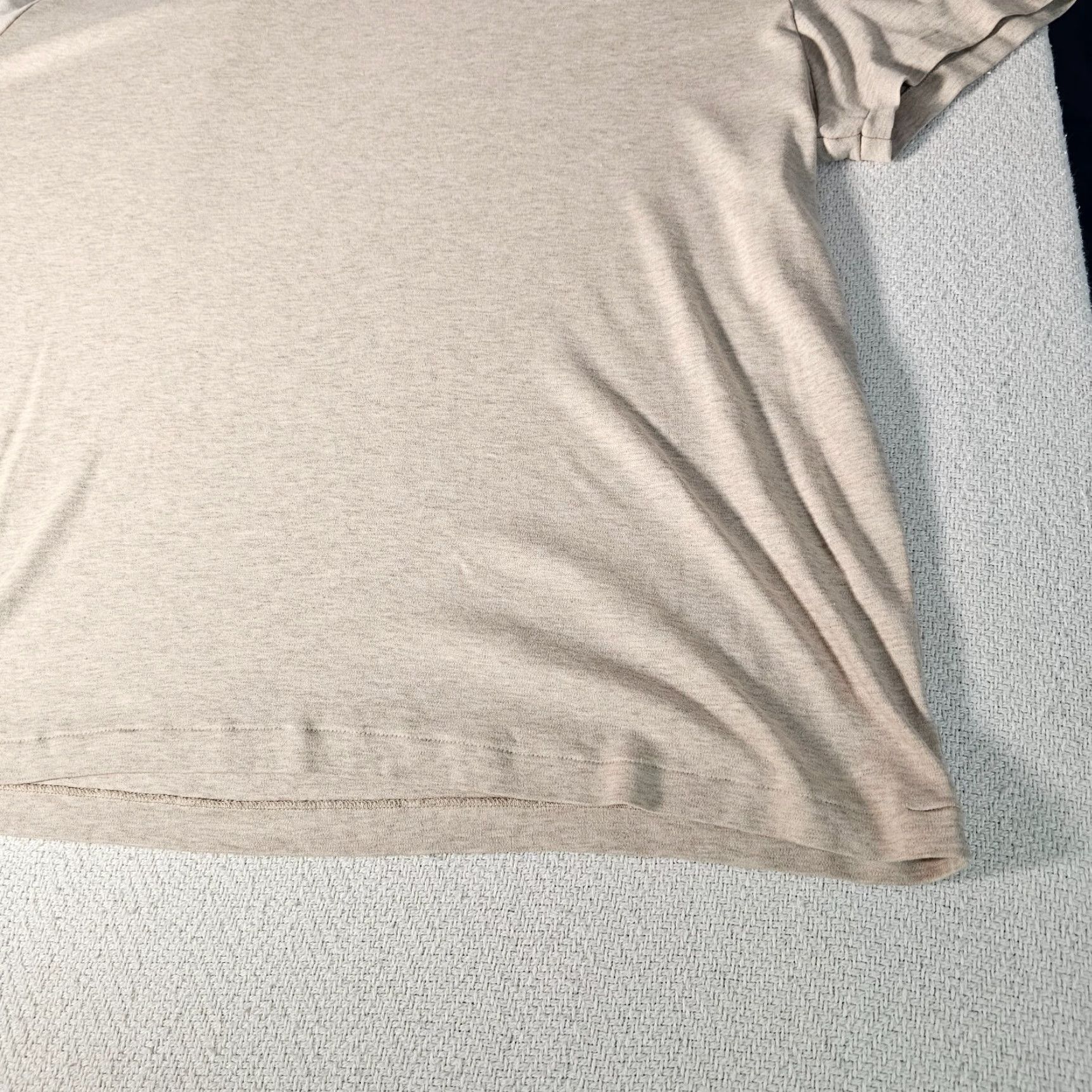 Ralph Lauren VINTAGE Ralph Lauren T-Shirt Men 2XL Short Sleeve Crew Neck Solid Cotton Logo Slim Beige Size US XXL / EU 58 / 5 - 4 Thumbnail