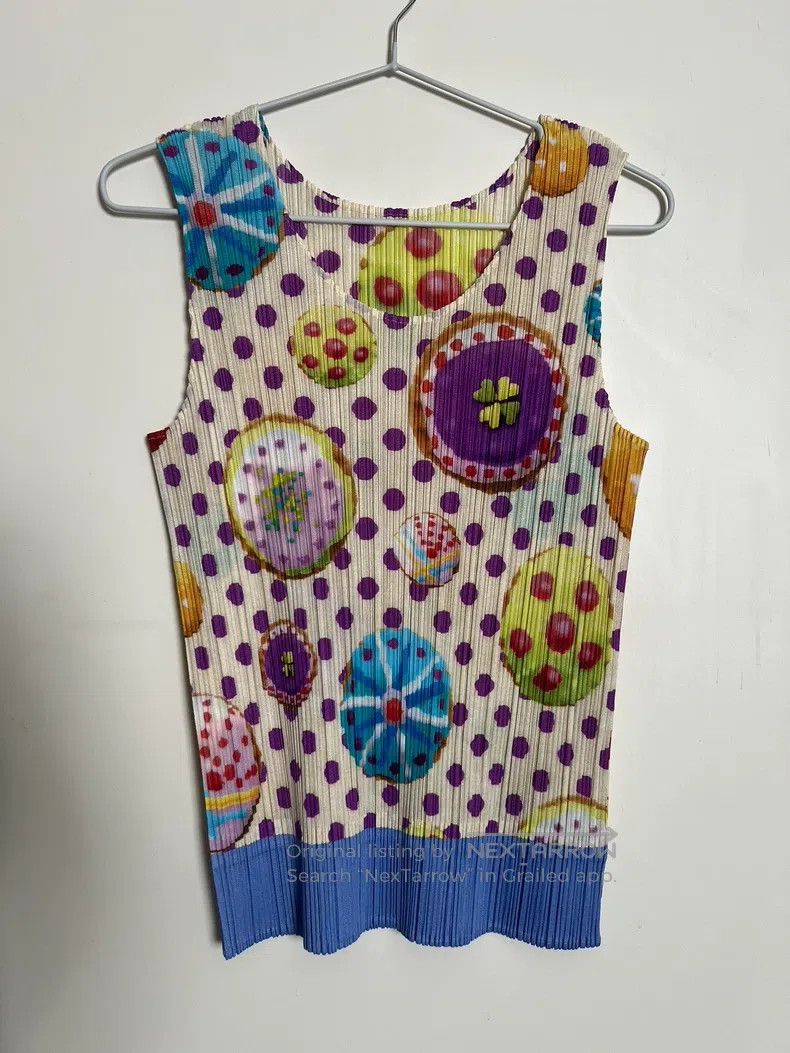 Issey Miyake Issey Miyake Macaron Donut Sea Urchin Sleeveless Vest Size L / US 10 / IT 46 - 5 Thumbnail