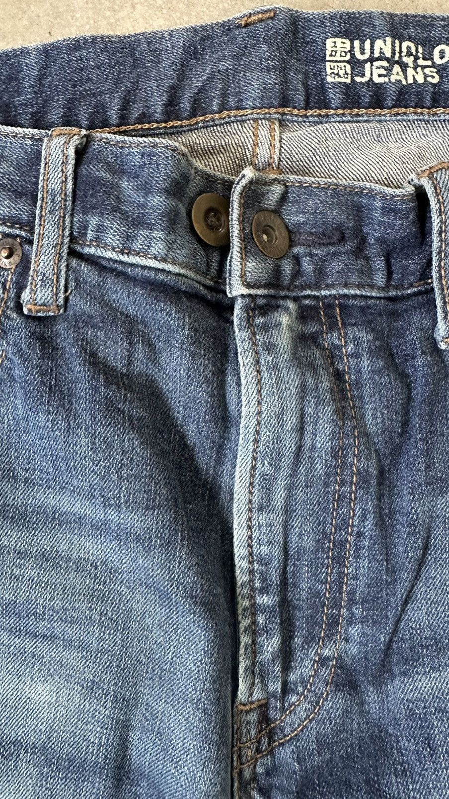 Japanese Brand VINTAGE UNIQLO JAPAN SELVEDGE DENIM PANT Size US 36 / EU 52 - 6 Thumbnail
