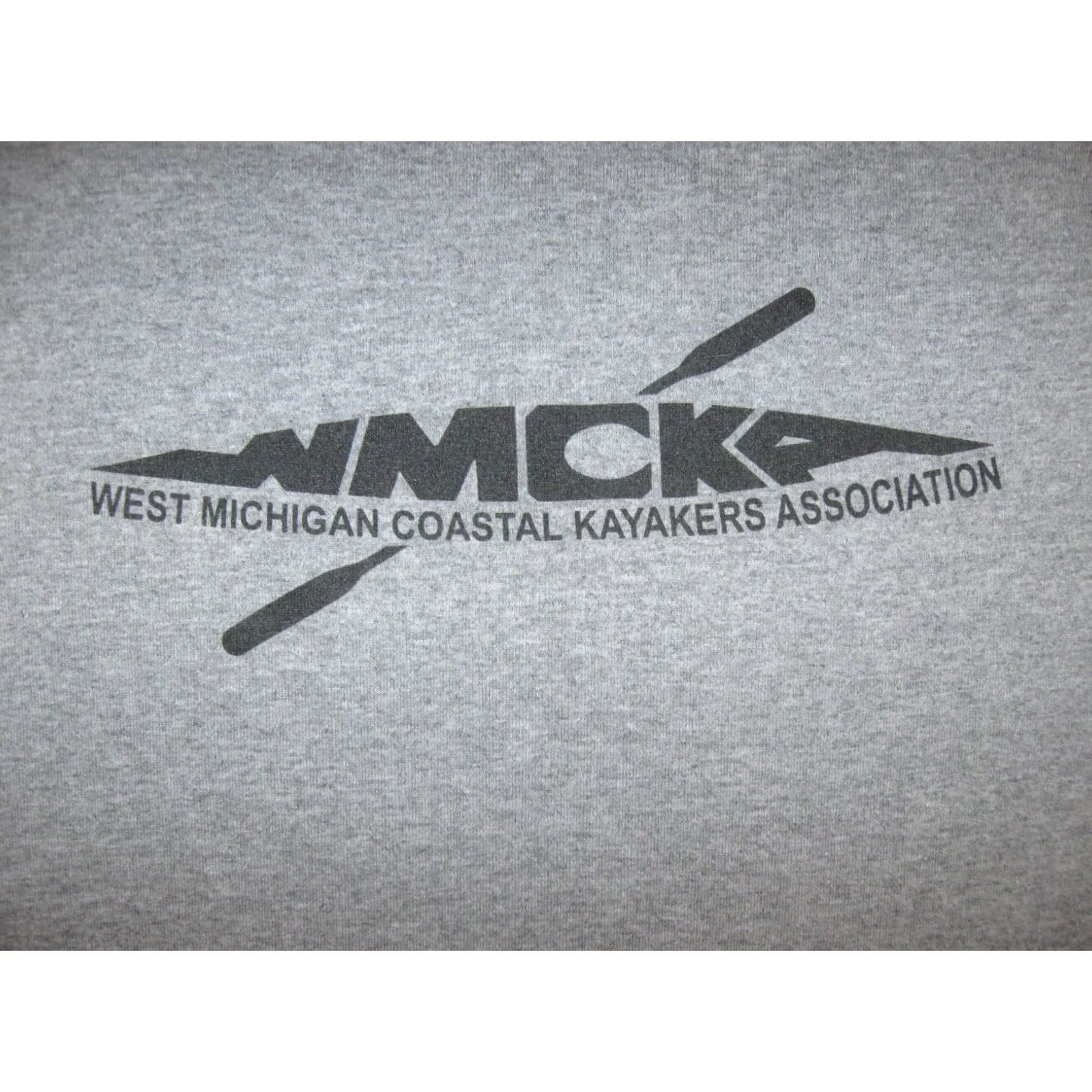 Jerzees 2007 KAYAKING SYPMOSIUM Shirt Mens Large West Michigan Coastal KAYAKERS WMCKA - Vintage Kayak Size US L / EU 52-54 / 3 - 4 Thumbnail