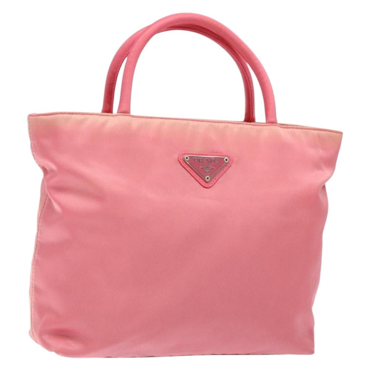 Prada PRADA Hand Bag Nylon Pink Size ONE SIZE - 1 Thumbnail