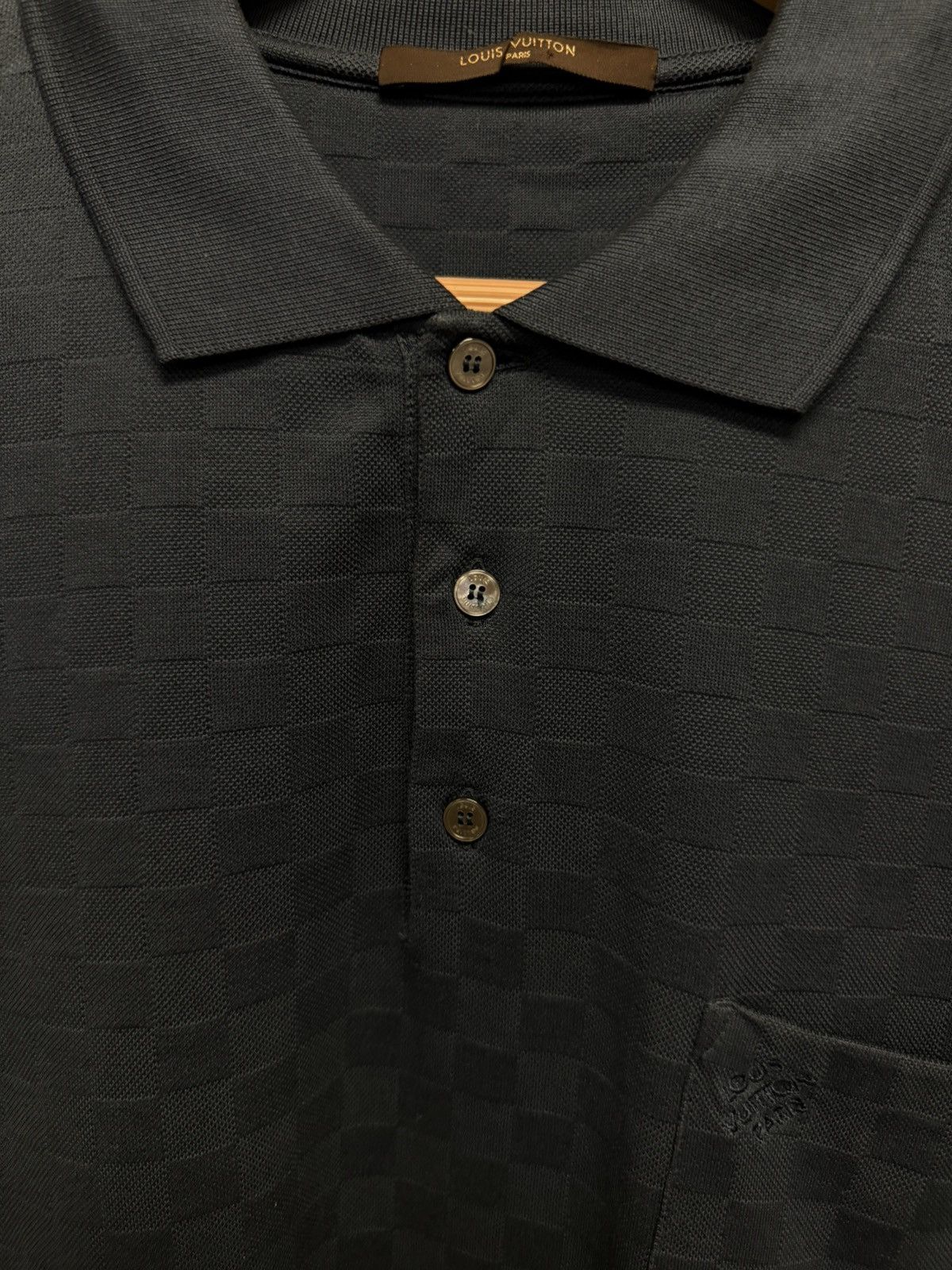 Louis Vuitton Louis Vuitton Polo Button Up Collar Tee Size XXL Blue Size US XXL / EU 58 / 5 - 7 Thumbnail