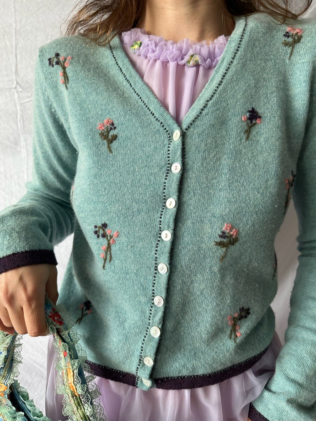 Vintage Vintage cardigan Size M / US 6-8 / IT 42-44 - 3 Thumbnail