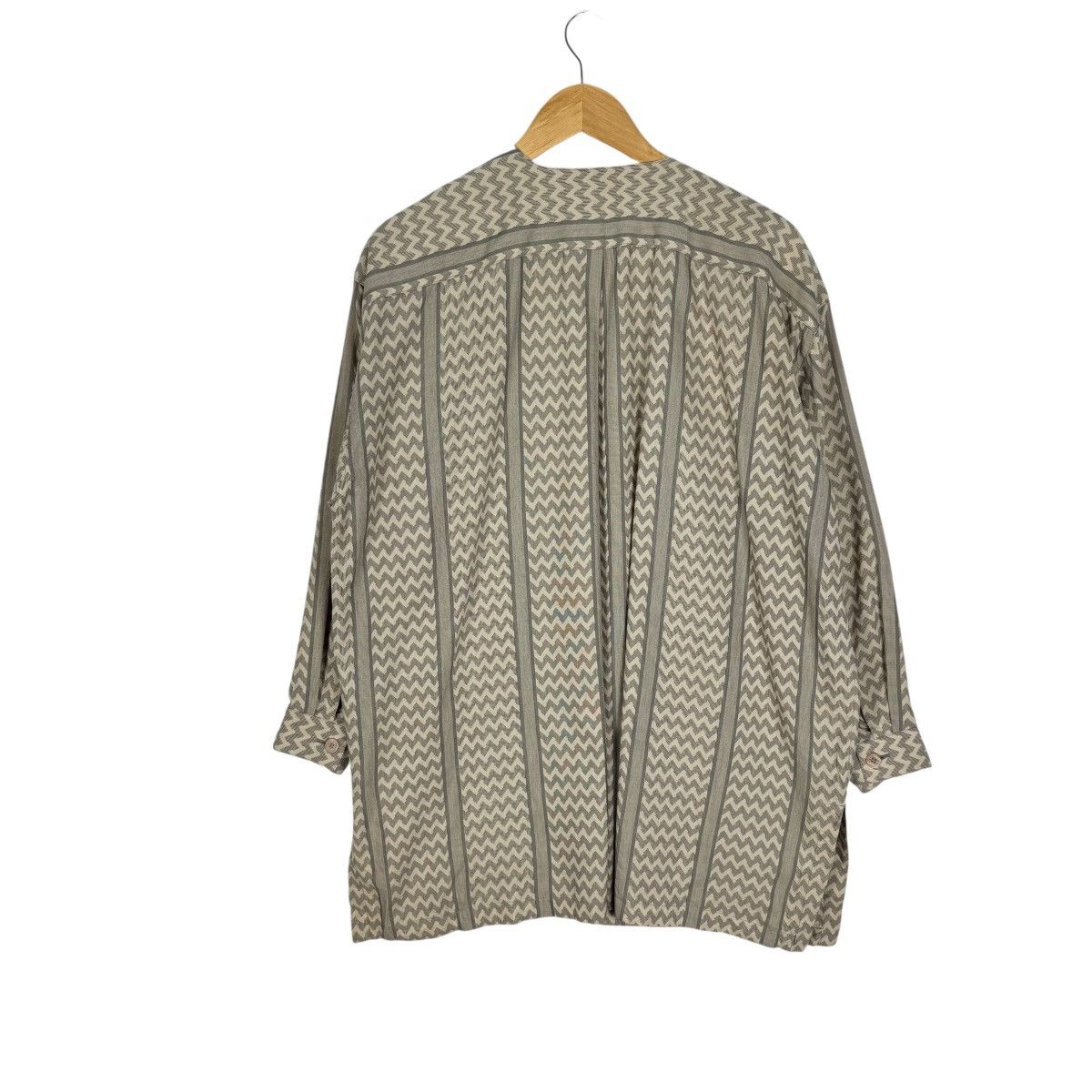Issey Miyake 🌟80s ISSEY MIYAKE STRIPED WOMEN CARDIGAN Size M / US 6-8 / IT 42-44 - 10 Thumbnail