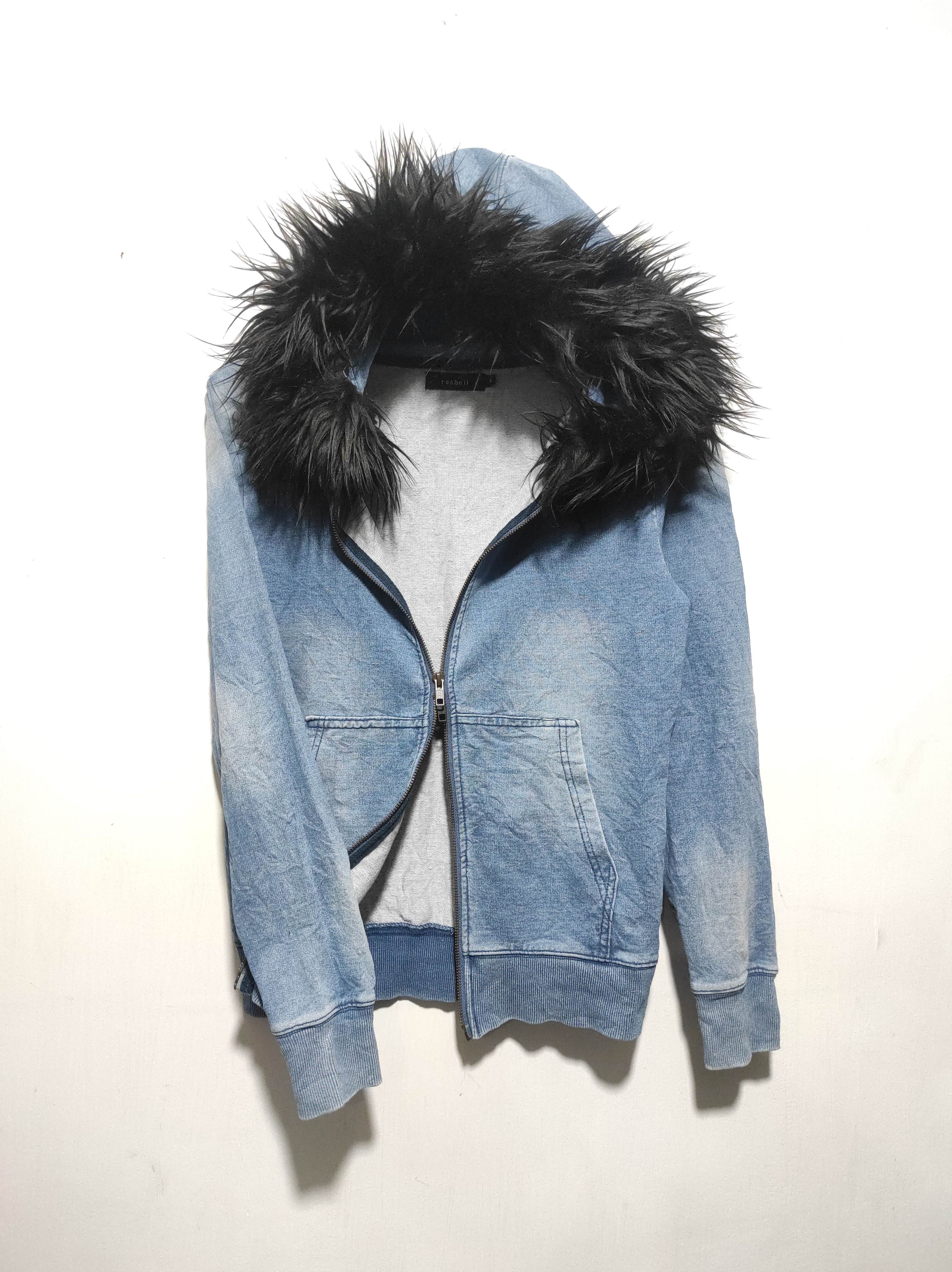 If Six Was Nine Roshell Faux Fur Washed Hoodie IfSixWasNine LGB style Size US S / EU 44-46 / 1 - 6 Thumbnail