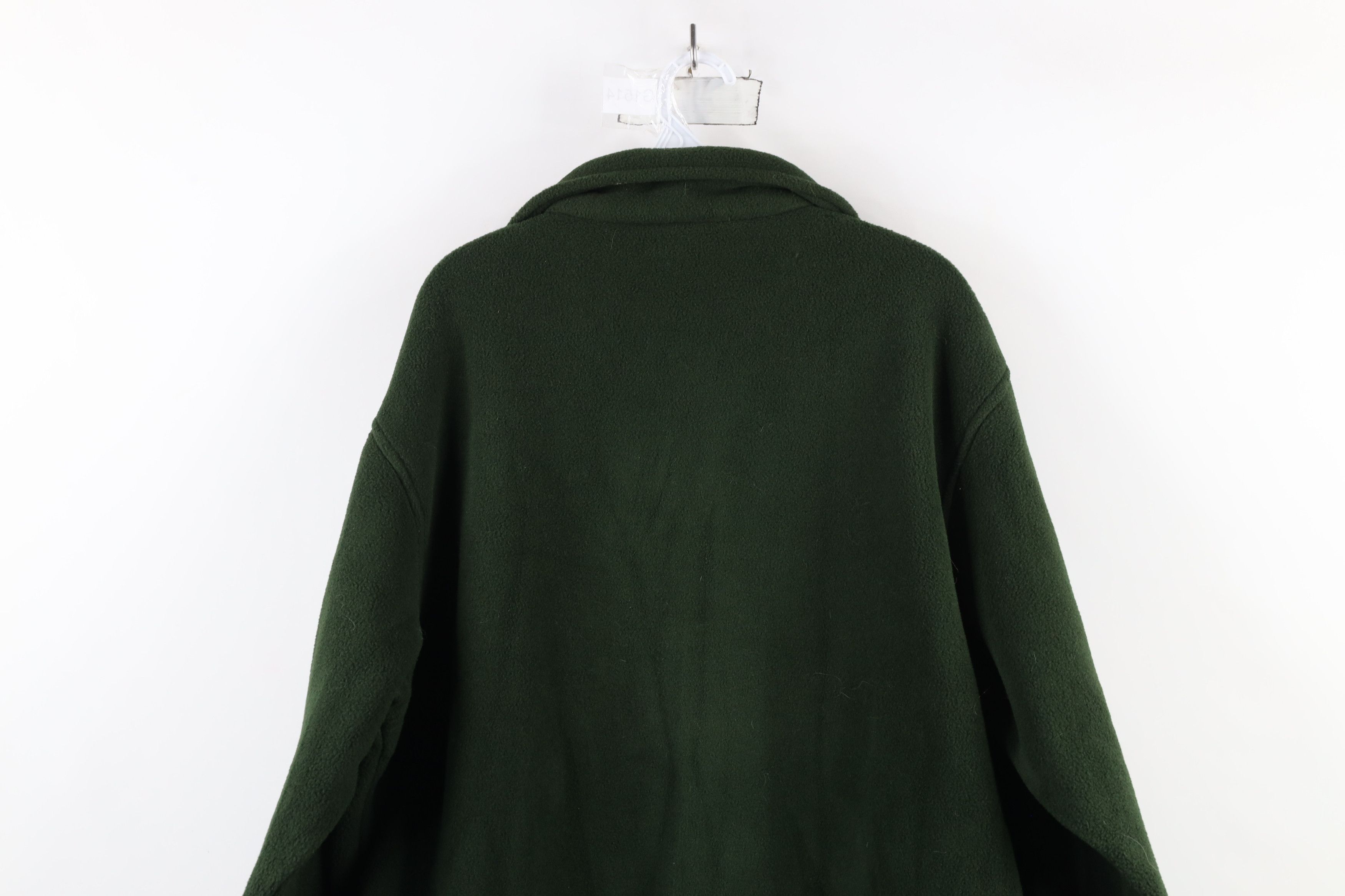 Cabelas × Vintage Vintage 90s Cabelas Half Zip Fleece Pullover Sweater Green Size US L / EU 52-54 / 3 - 10 Thumbnail