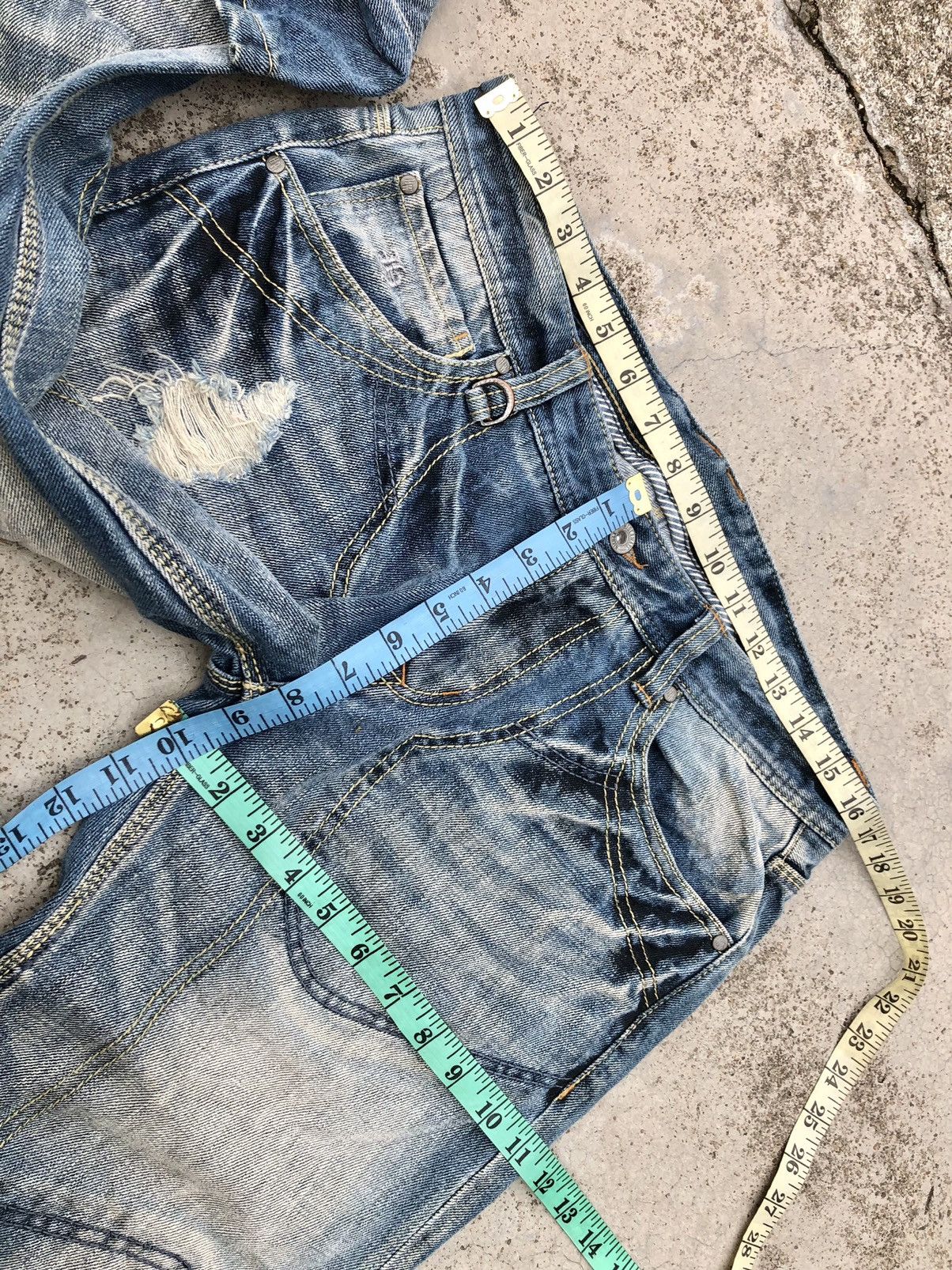HIDEAWAYS × Nicole Club FLARED⚡️⚡️NICOLE HIDEAWAYS WASHED BLUE DENIM Size US 32 / EU 48 - 7 Thumbnail