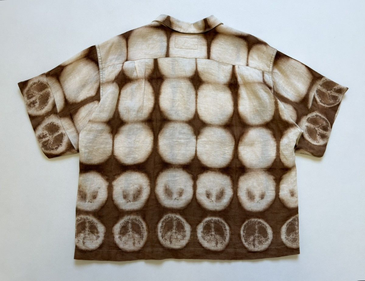 Story Mfg. Brown/Cream ‘Peace Tie Dye’ Shirt Size US XL / EU 56 / 4 - 12 Thumbnail