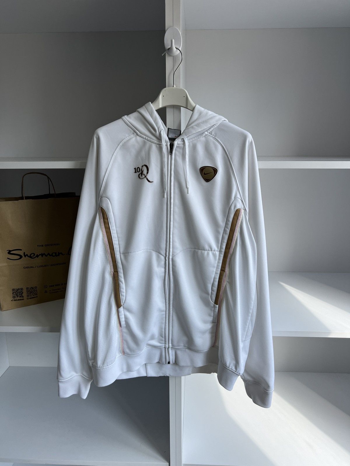 Nike × Vintage Vintage Nike Ronaldinho zip hoodie Size US M / EU 48-50 / 2 - 4 Thumbnail