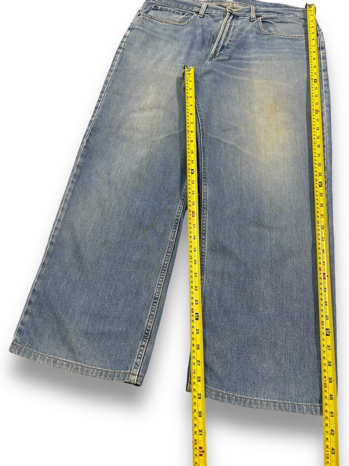 L.L. Bean Vintage 90s L.L. Bean 1912 Mud Wash Baggy Jeans Size US 37 - 15 Thumbnail
