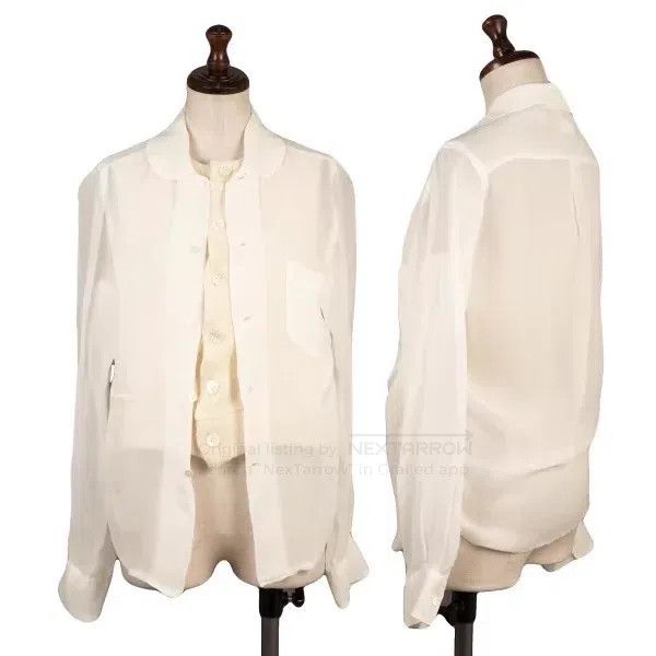 Comme des Garcons Comme Des Garcons White Vintage Double Layer Design Shirt Size XS / US 0-2 / IT 36-38 - 1 Thumbnail