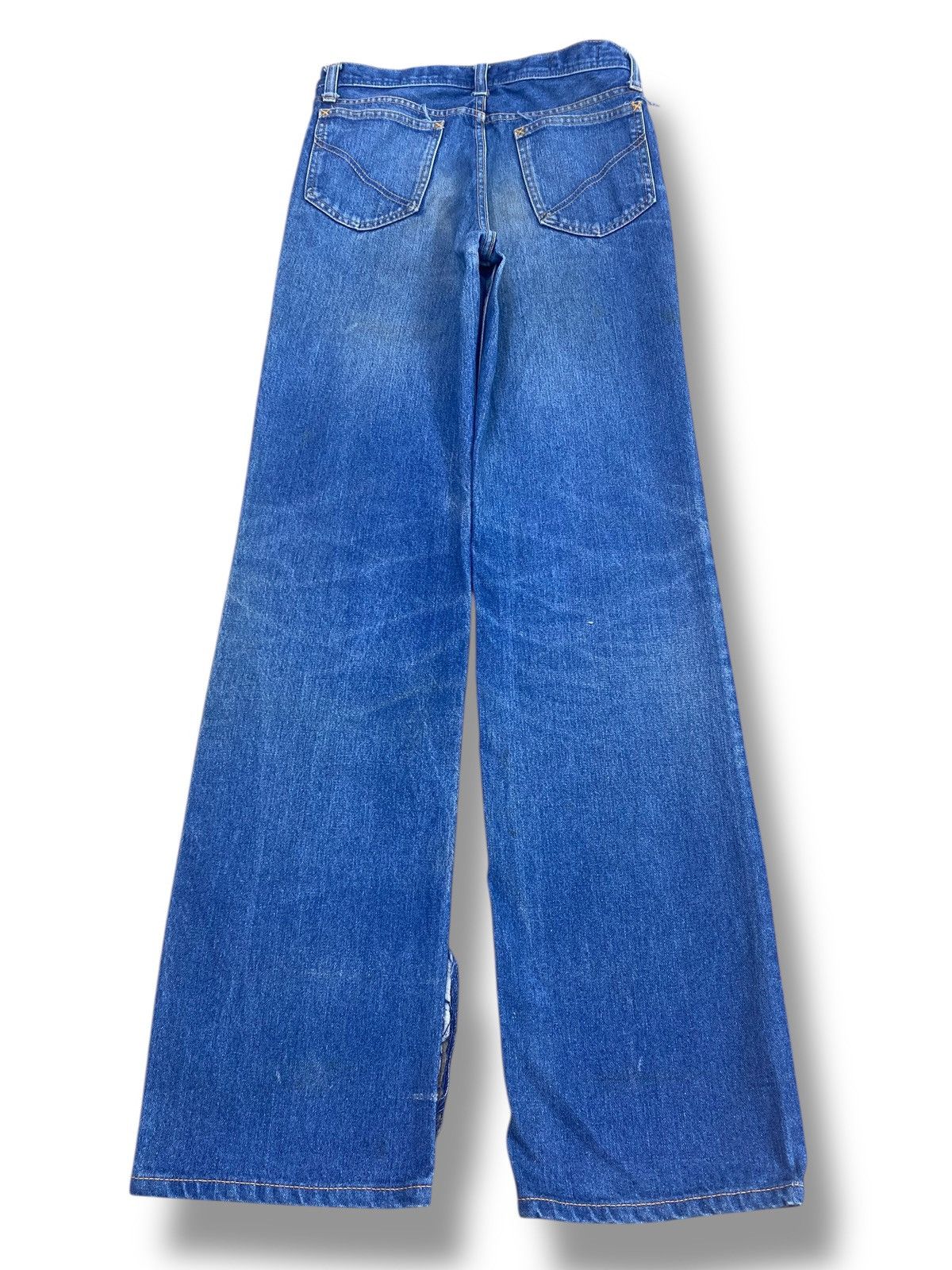 Other Japanese Brand Blue Faded Wash Style Bootcut Jeans Size US 26 / EU 42 - 3 Thumbnail