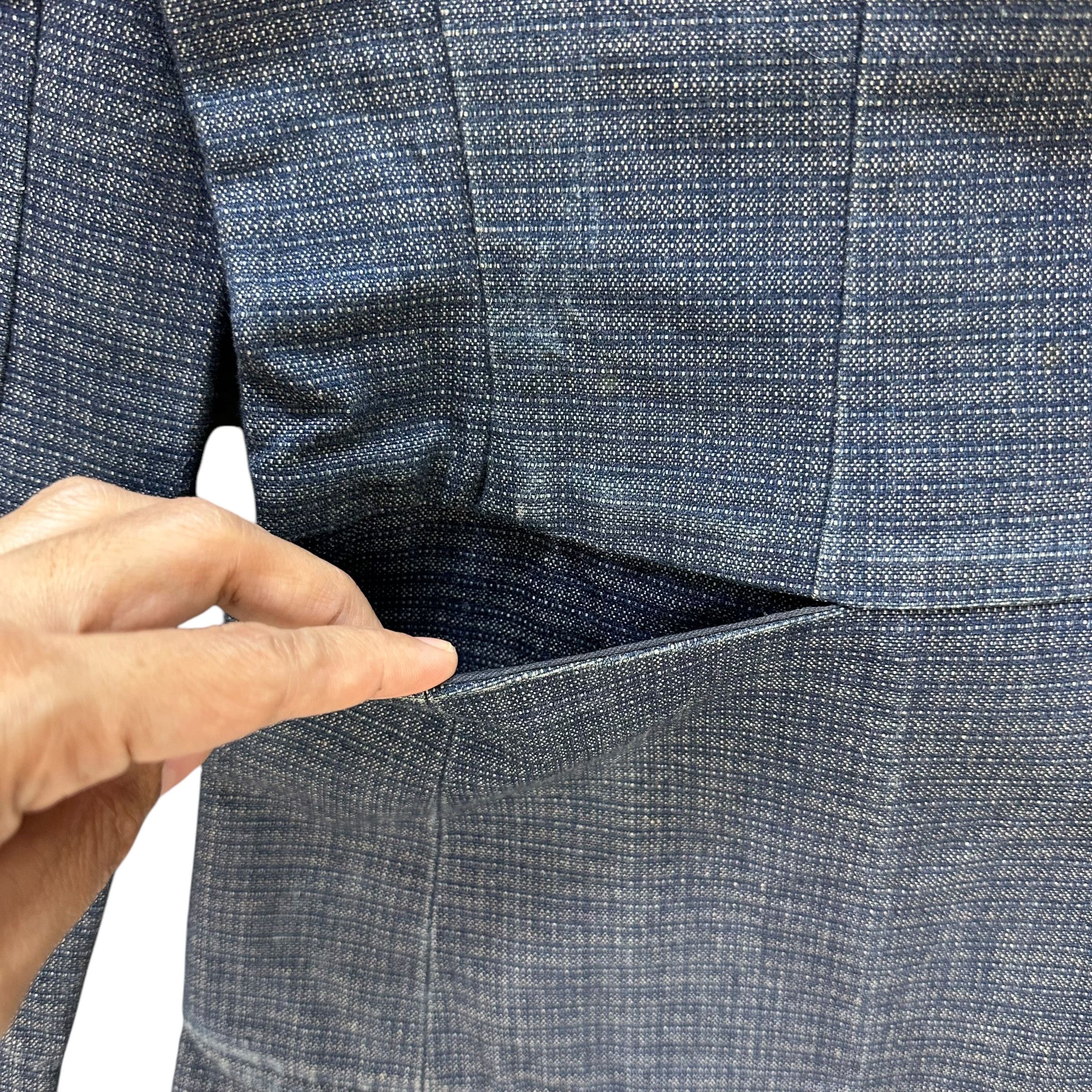 Blue Blue Japan BLUE BLUE JAPAN Arigato Pure Indigo Denim Jacket #A81-1951 Size M / US 6-8 / IT 42-44 - 6 Thumbnail
