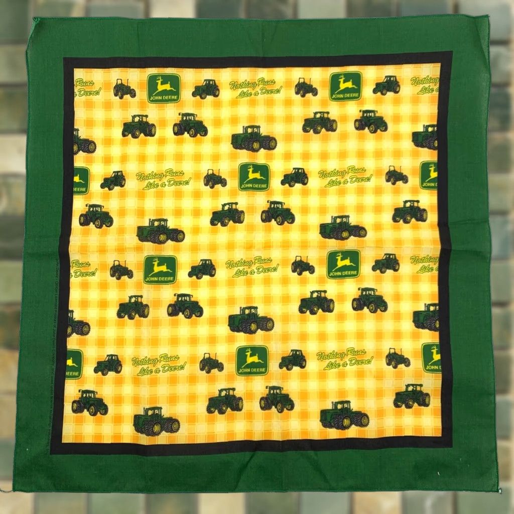 John Deere VINTAGE John Deere Bandana Shirt or Bandana Redesign not applicable. Size ONE SIZE - 1 Thumbnail