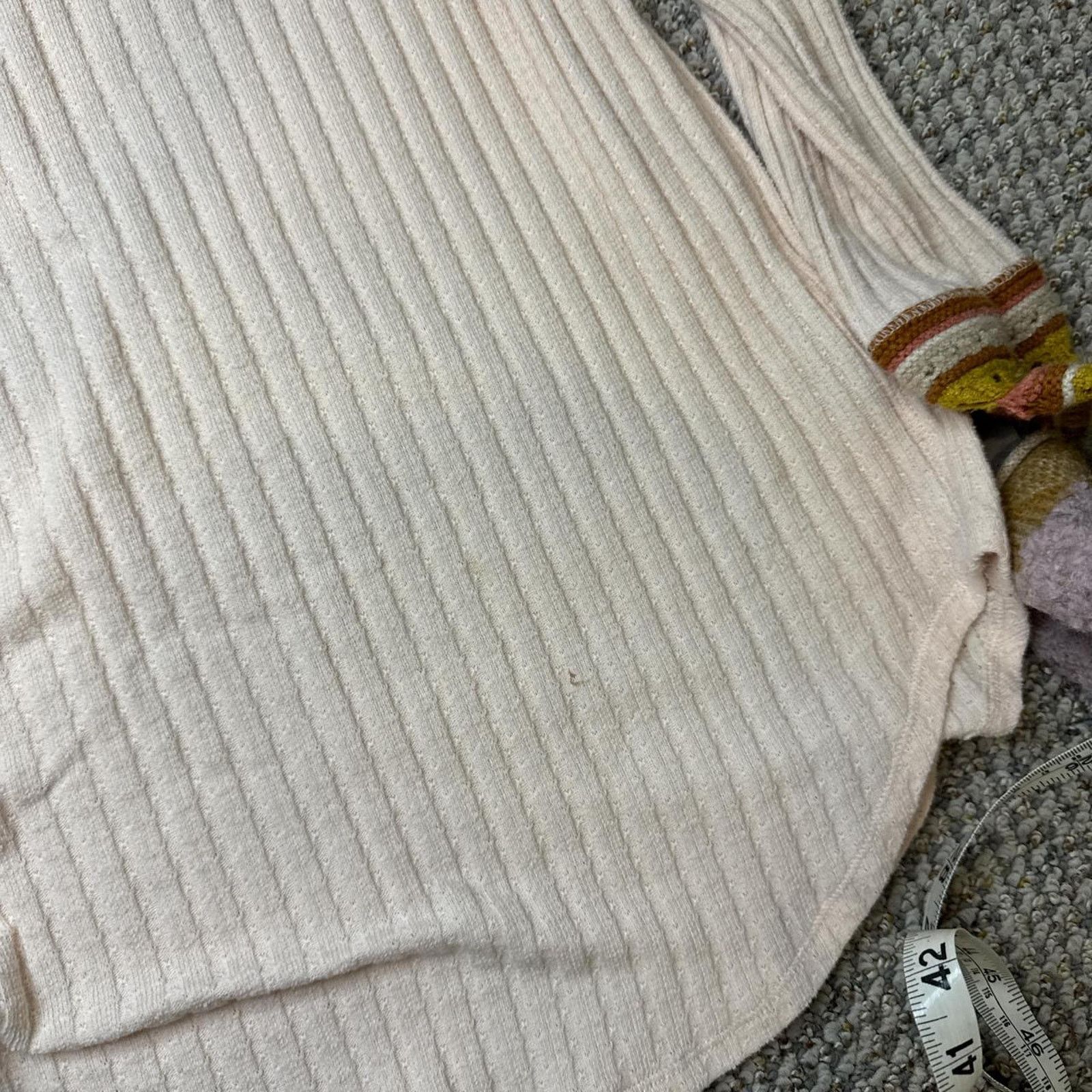 Free People pink Free People long sleeve ribbed henley thermal sweater Size M / US 6-8 / IT 42-44 - 7 Thumbnail