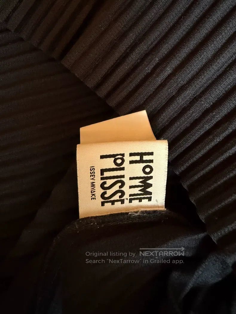 Issey Miyake Issey Miyake Black Pleated Long Sleeve Top Size L / US 10 / IT 46 - 3 Thumbnail
