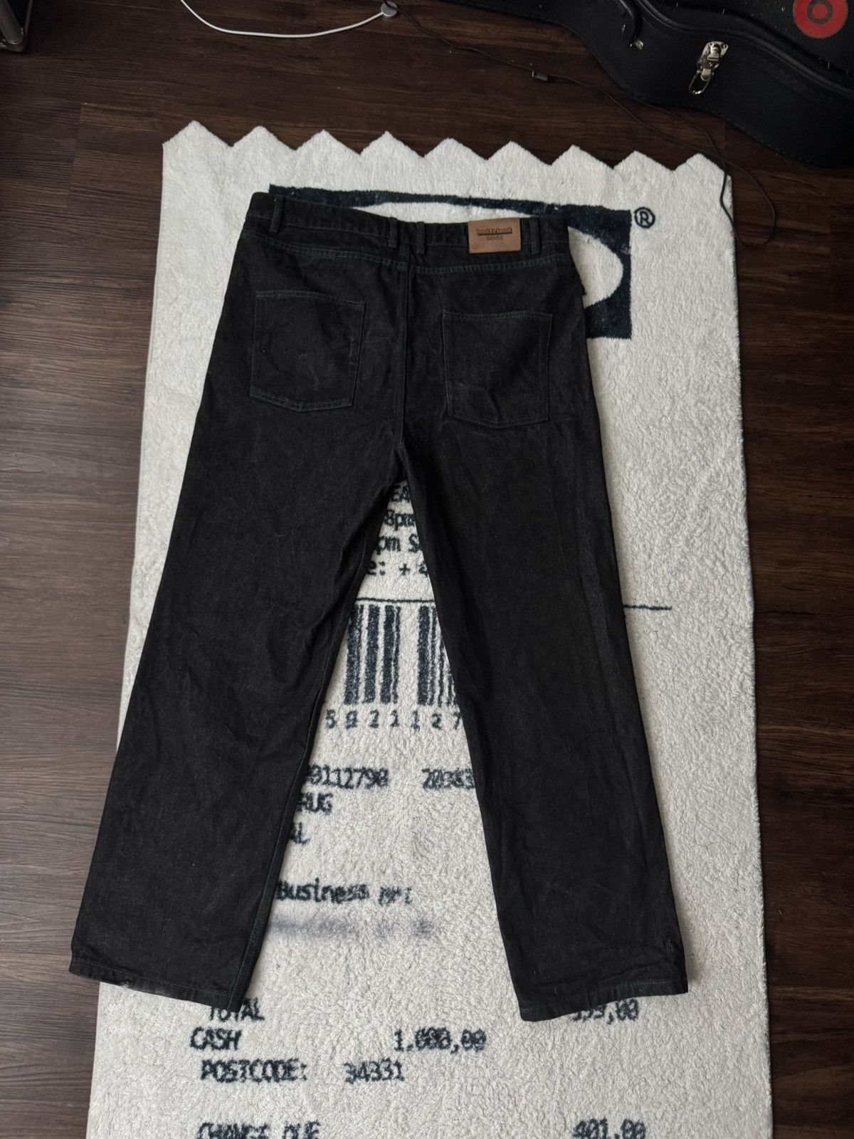 Badfriend Badfriend Size 38 green stitching raw denim jeans Size US 38 / EU 54 - 3 Thumbnail