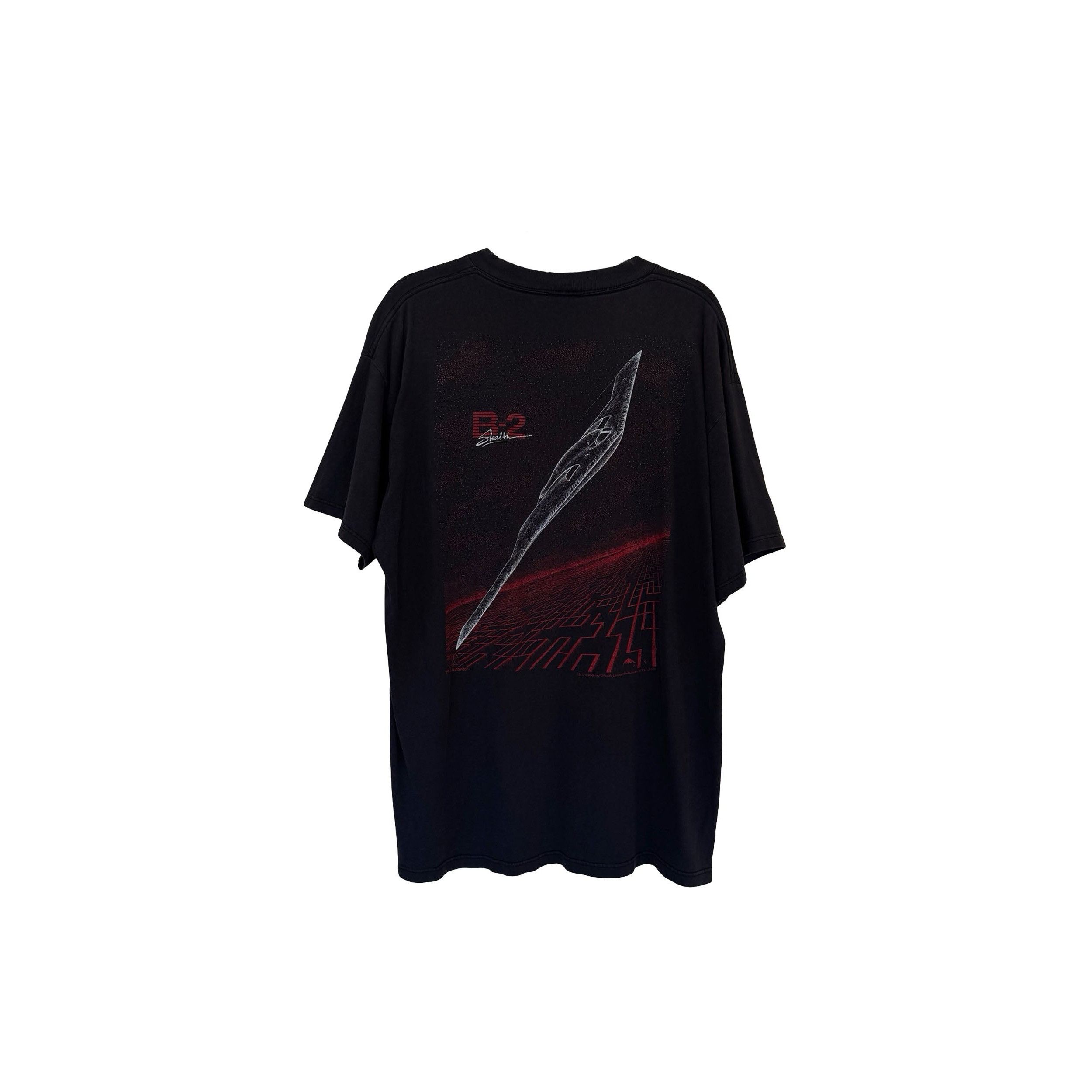 Vintage B2 Stealth Jet Tee Size US XL / EU 56 / 4 - 1 Thumbnail