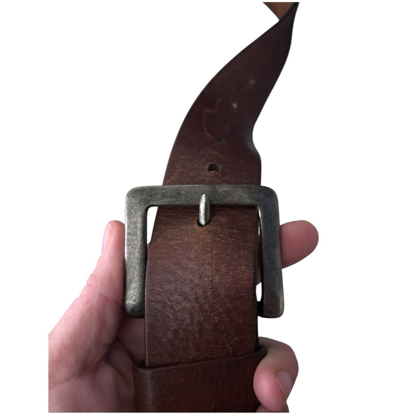 Express Women’s Express Brown Leather Belt Size ONE SIZE - 4 Thumbnail
