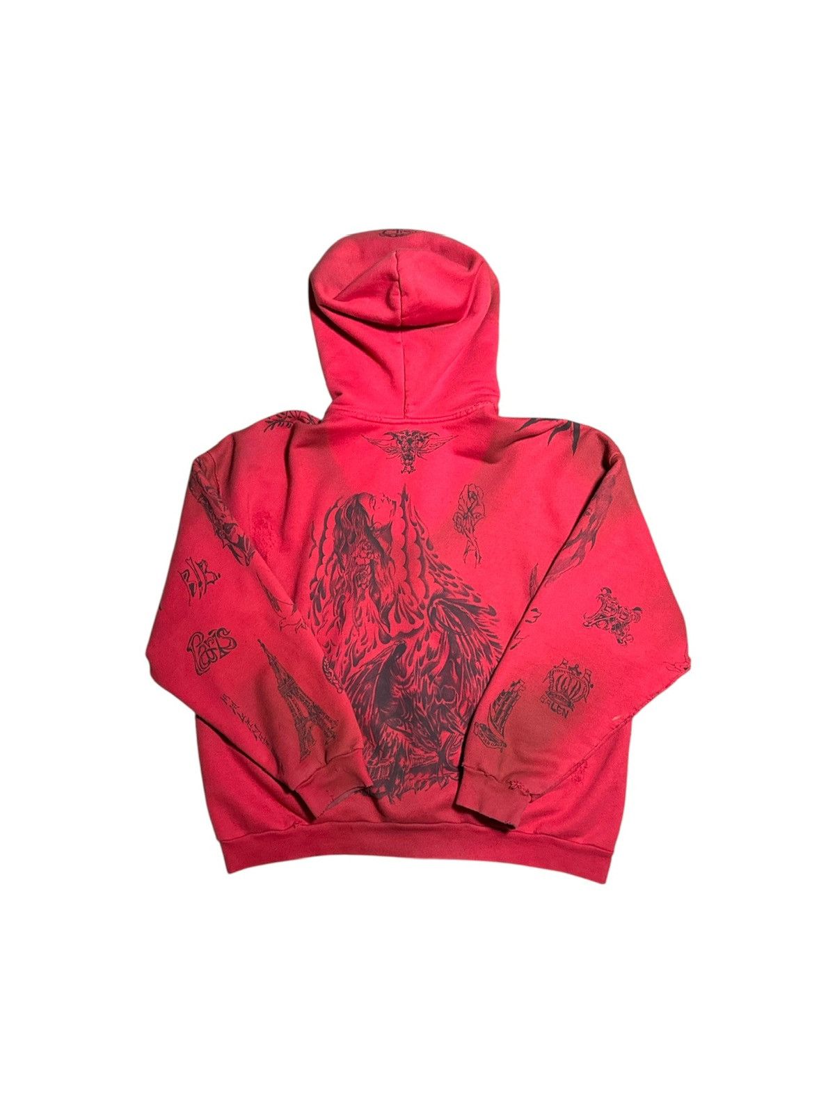 Balenciaga Balenciaga SS24 Tattoo Zip-Up Hoodie Size US M / EU 48-50 / 2 - 2 Thumbnail