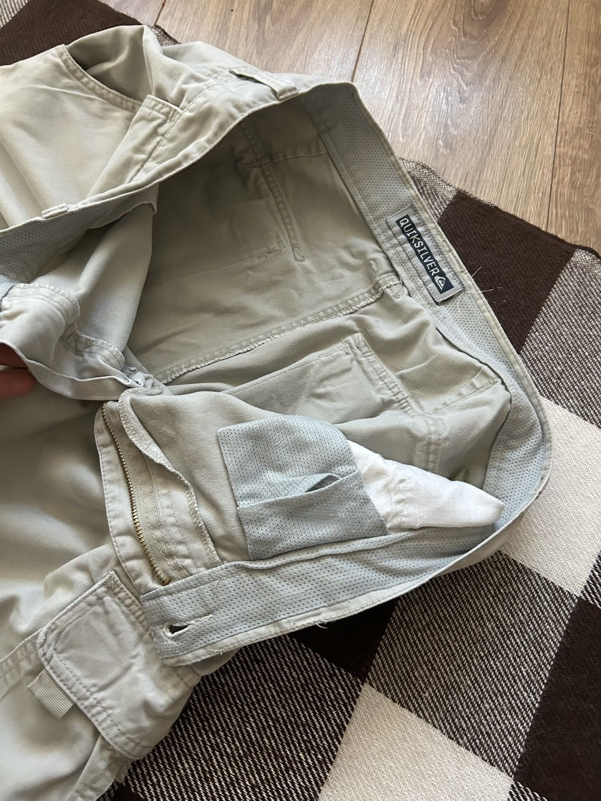 Quiksilver × Vintage Vintage Quicksilver mens cargo baggy y2k rare mens Size US 33 - 5 Thumbnail