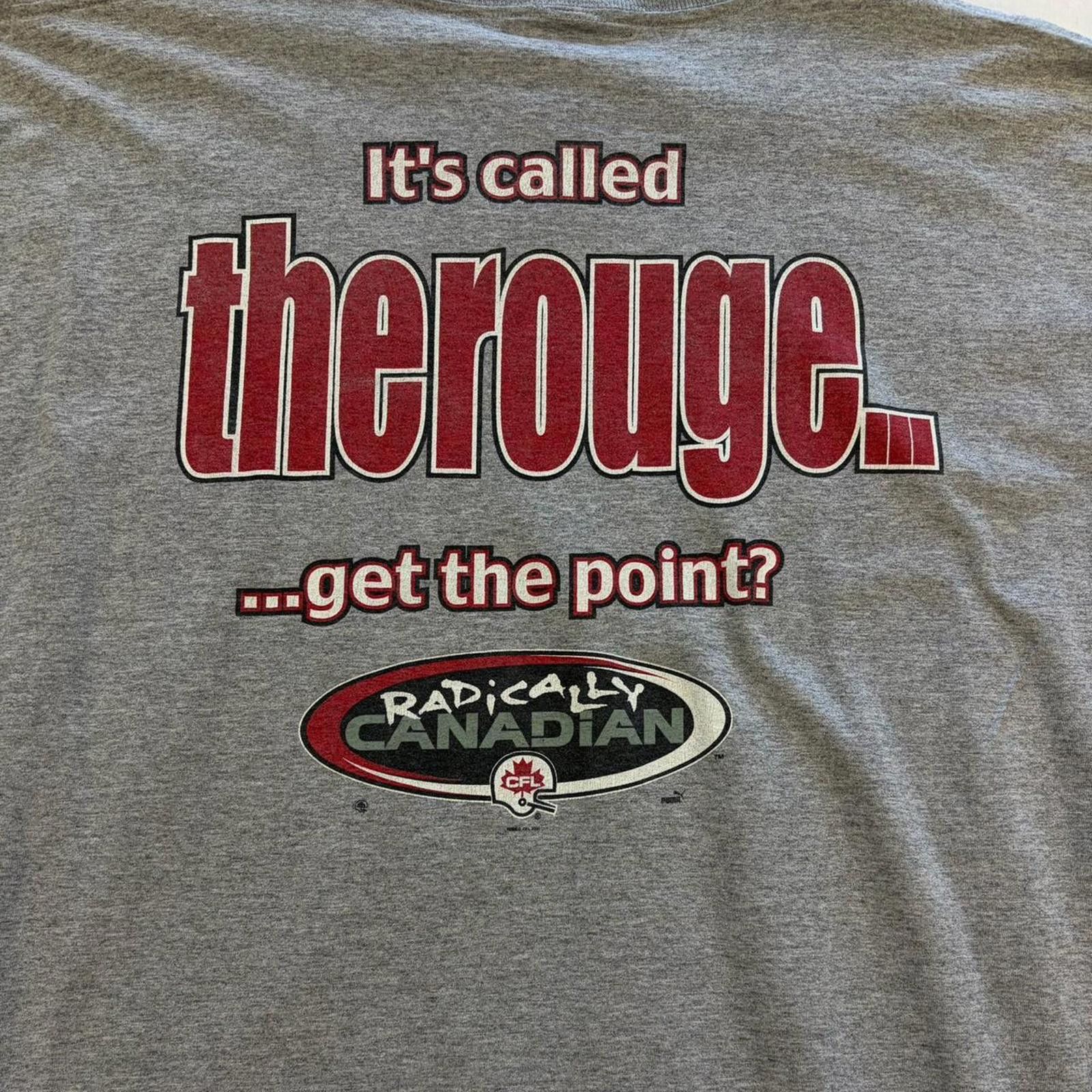 Vintage 2000 Radically Canadian CFL Tee Size US XL / EU 56 / 4 - 2 Thumbnail