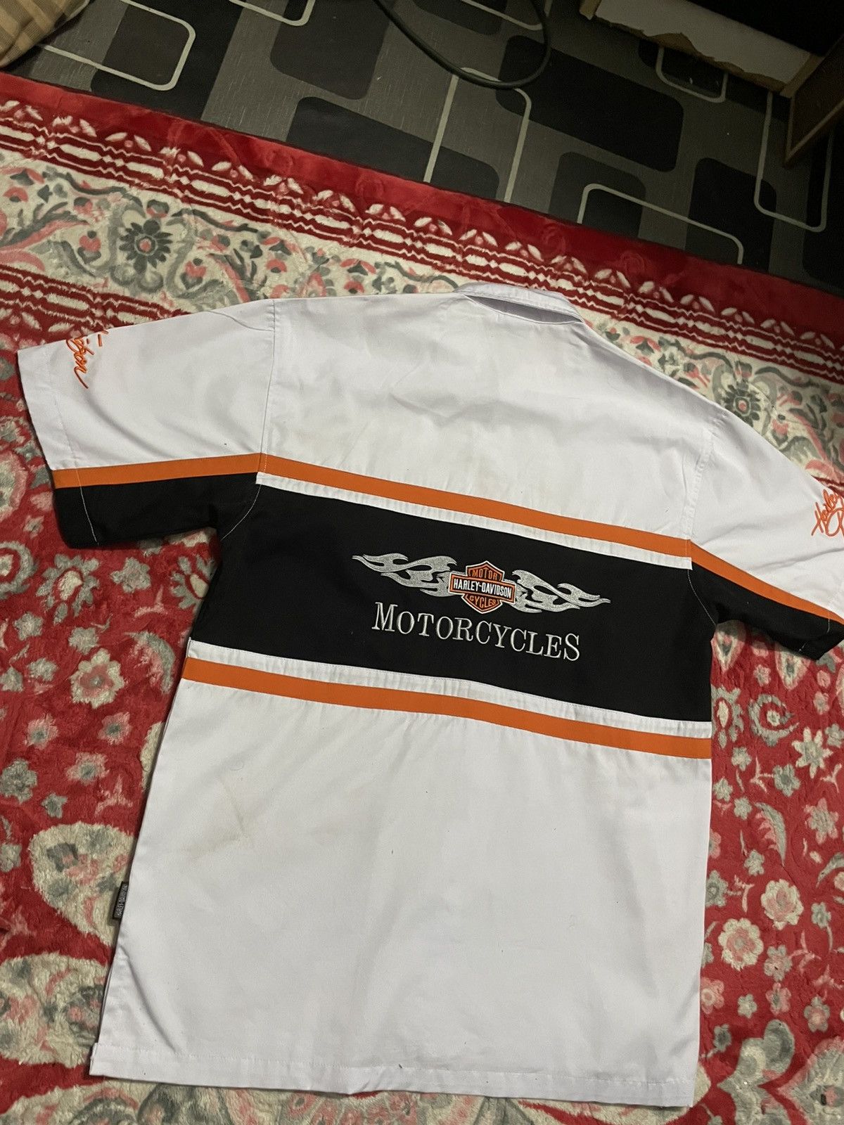 Harley Davidson Harley Davidson Shirt Fully Embroidry Size US XL / EU 56 / 4 - 2 Thumbnail
