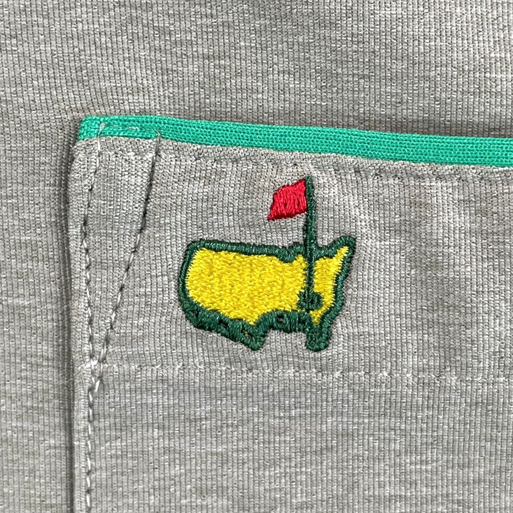 Vintage Masters Tech Augusta National Golf Club Polo Shirt Men Large Grey Performance Polo Size US L / EU 52-54 / 3 - 3 Thumbnail
