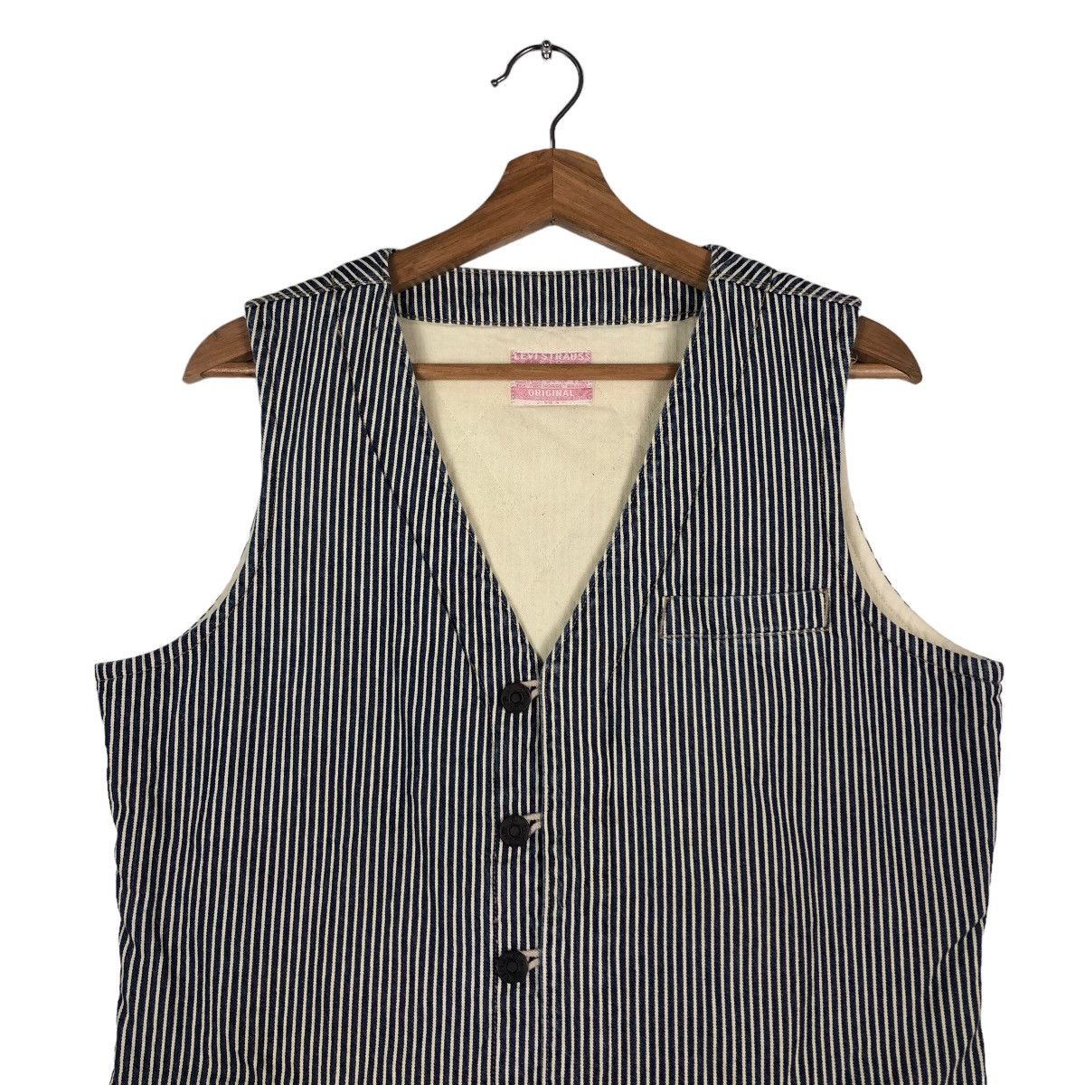 Levi's 🔥Vintage Waist Coats Hickory Striped Levi’s Size US M / EU 48-50 / 2 - 3 Thumbnail
