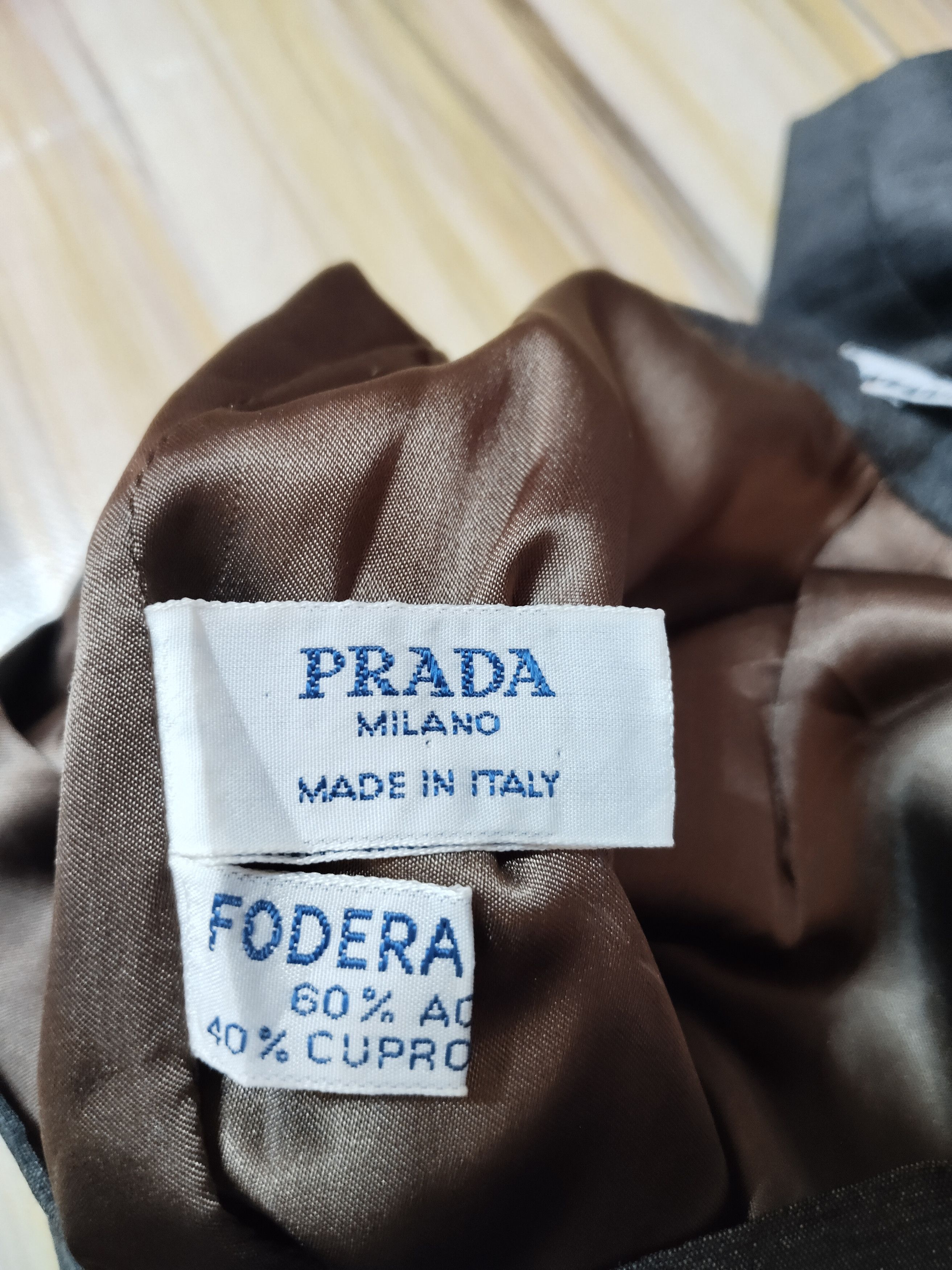 Prada PRADA Charcoal Blue Mini Skirt Size 25" / US 0 / IT 36 - 9 Thumbnail