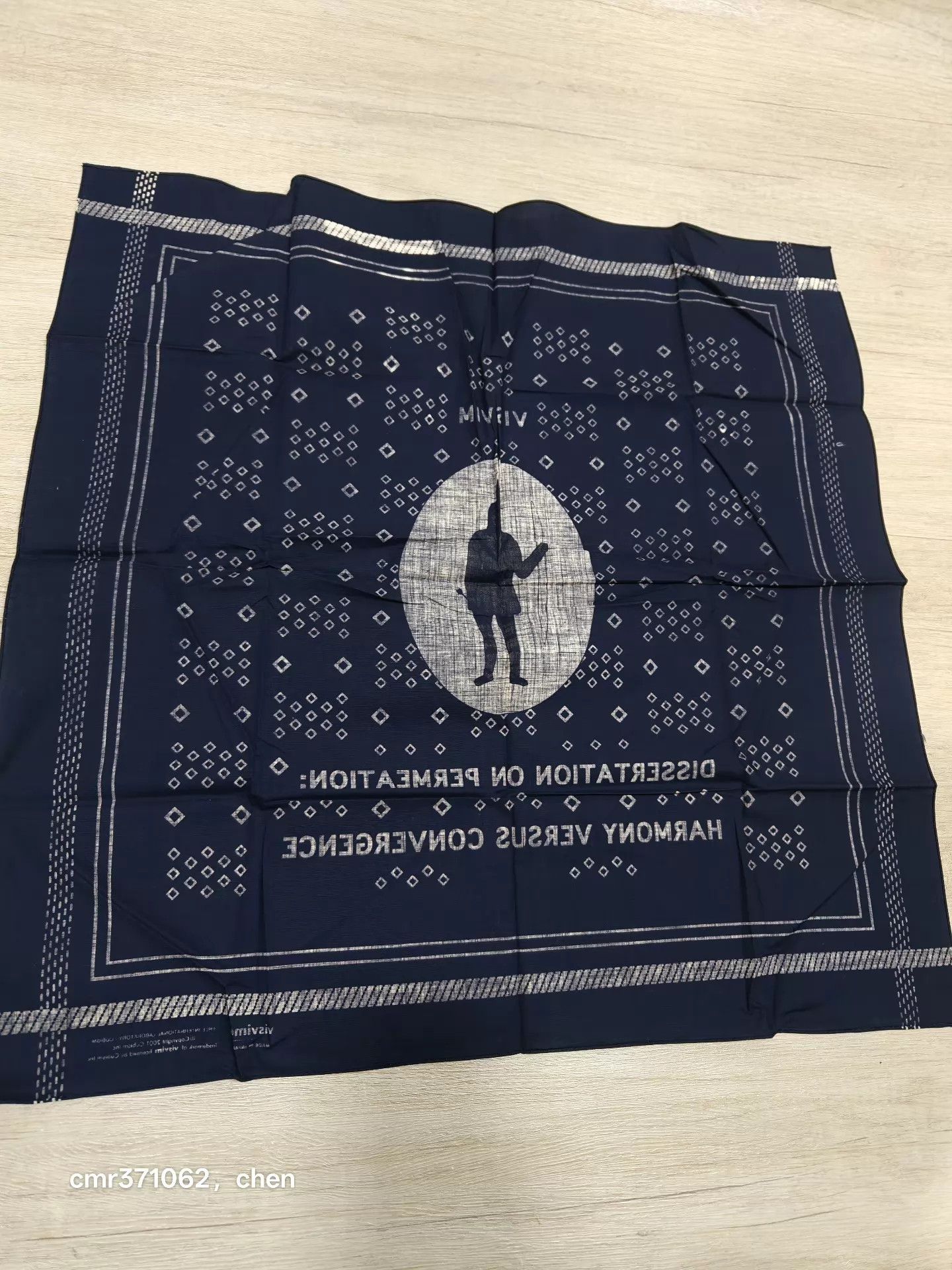 Visvim VISVIM STAGECOACH BANDANA Navy Indian 65x65cm Size ONE SIZE - 6 Thumbnail