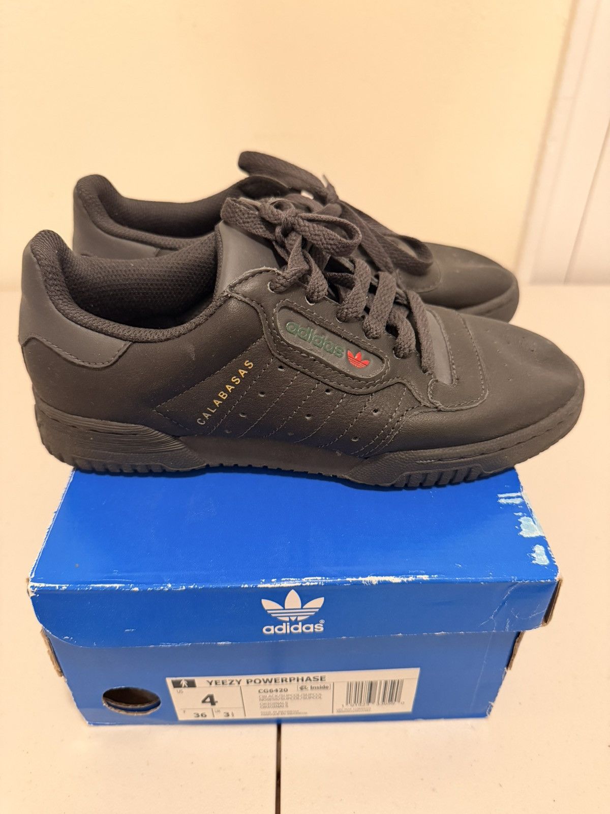 Yeezy Yeezy Powerphase Black Size 4 men / 5.5 women Size US 5.5 / IT 35.5 - 2 Thumbnail