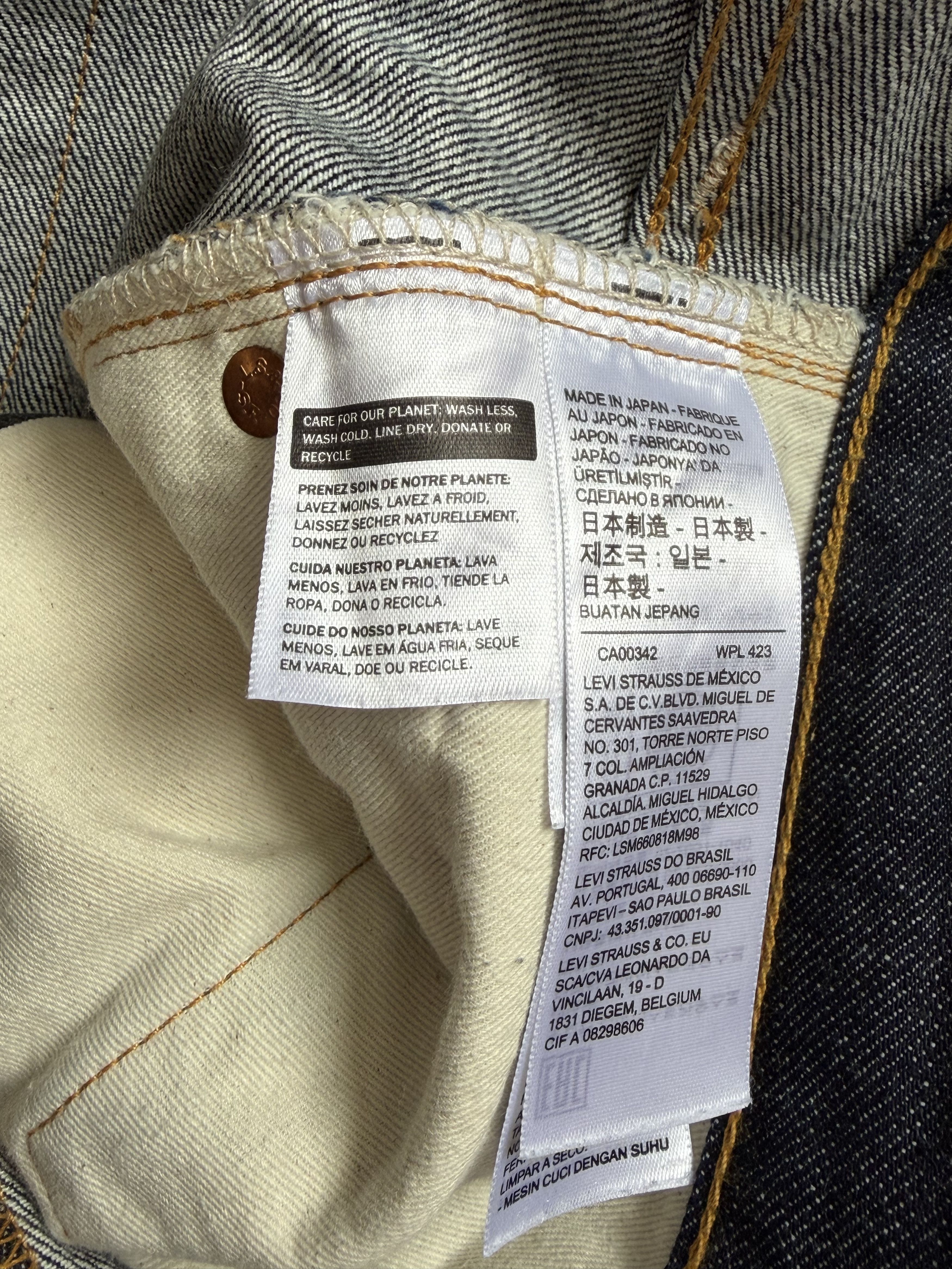 Levi's Vintage Clothing 1947 501XX Big E Selvedge Denim Size US 30 / EU 46 - 7 Thumbnail